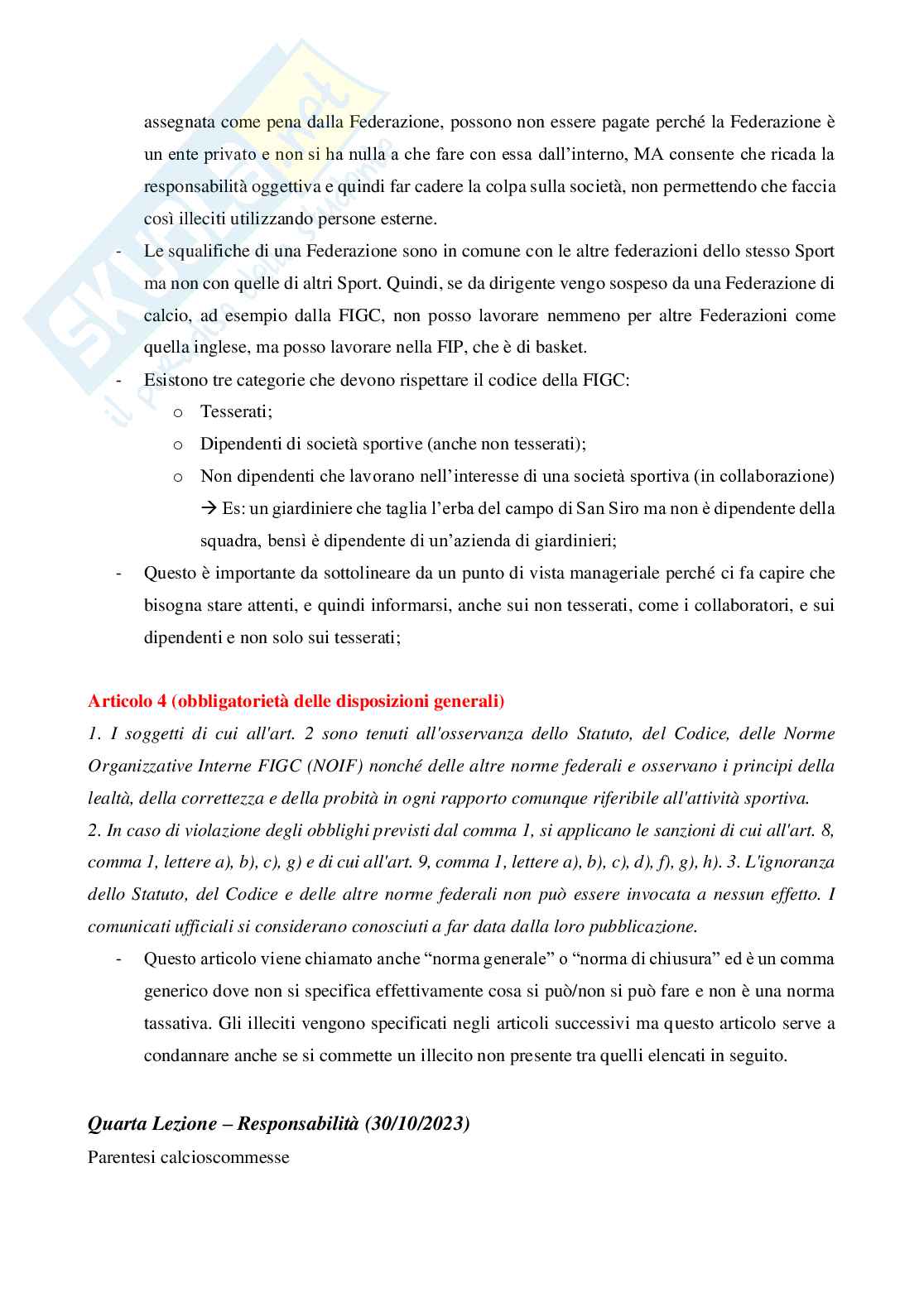 Appunti Diritto dello sport  Pag. 11