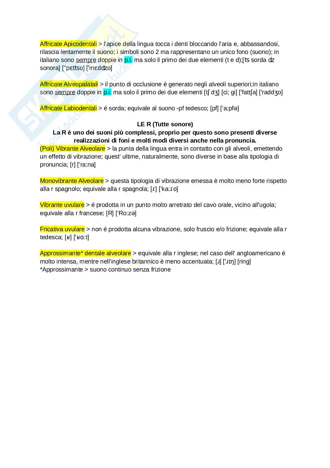 Linguistica generale Pag. 6