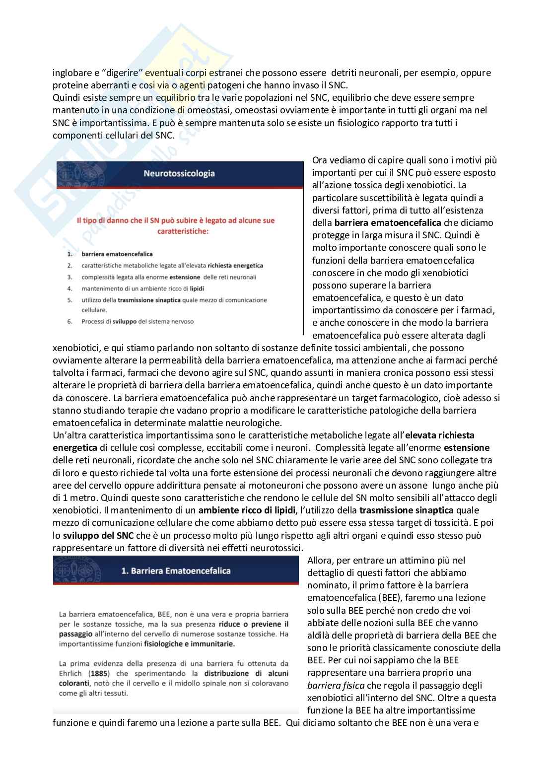 Tossicologia generale e del farmaco - parte 5 Pag. 61