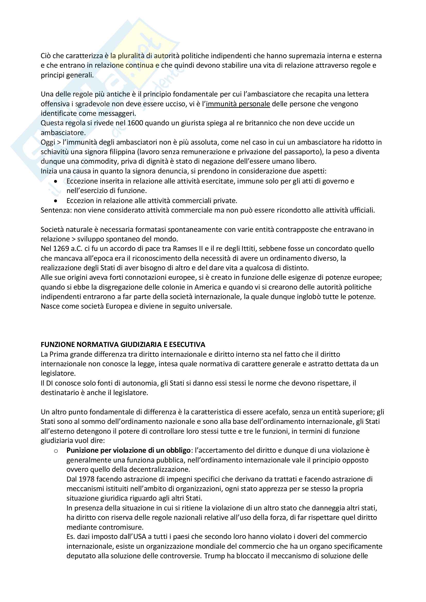 Diritto internazionale Pag. 2