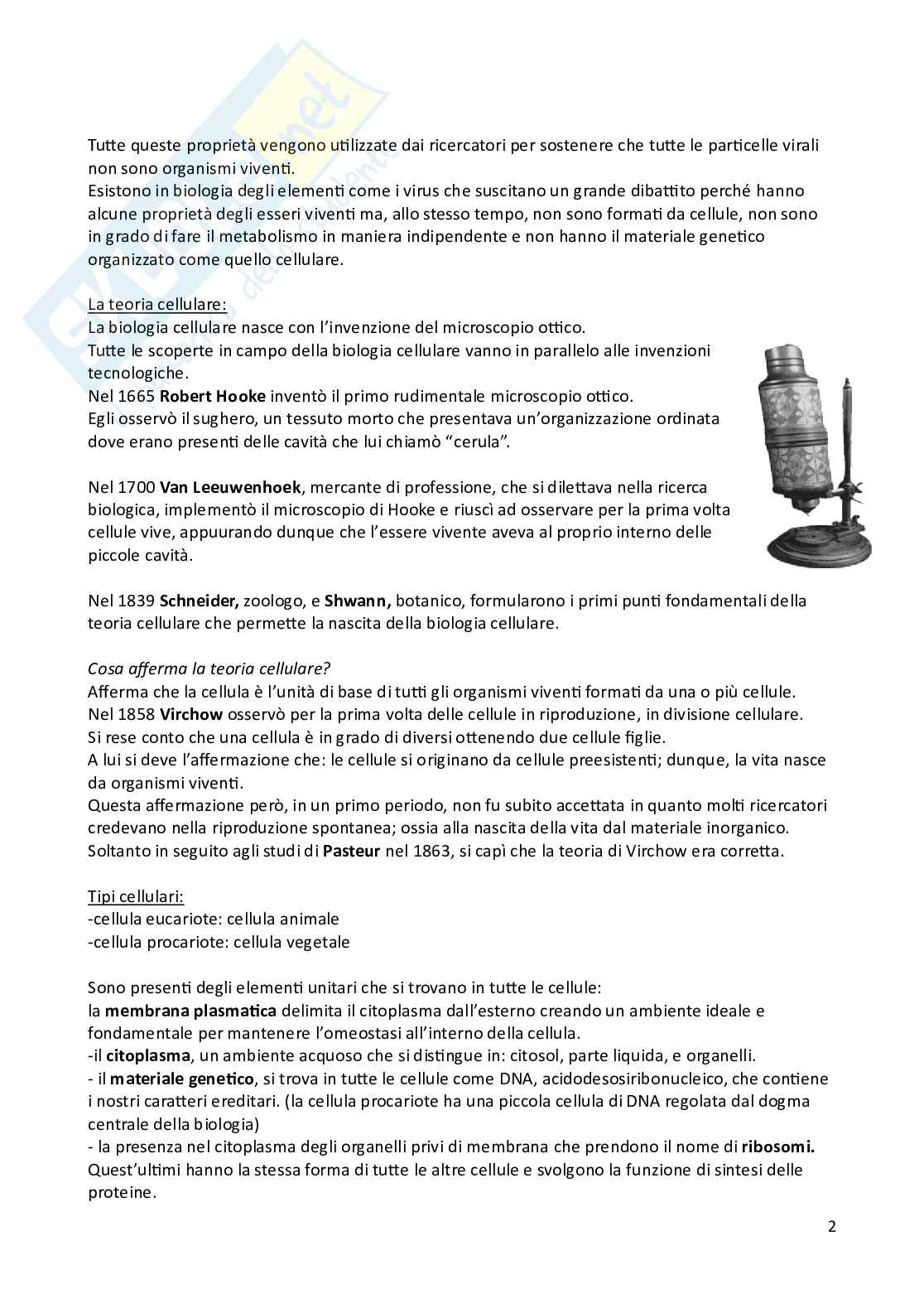 Appunti di Biologia animale e vegetale Pag. 2