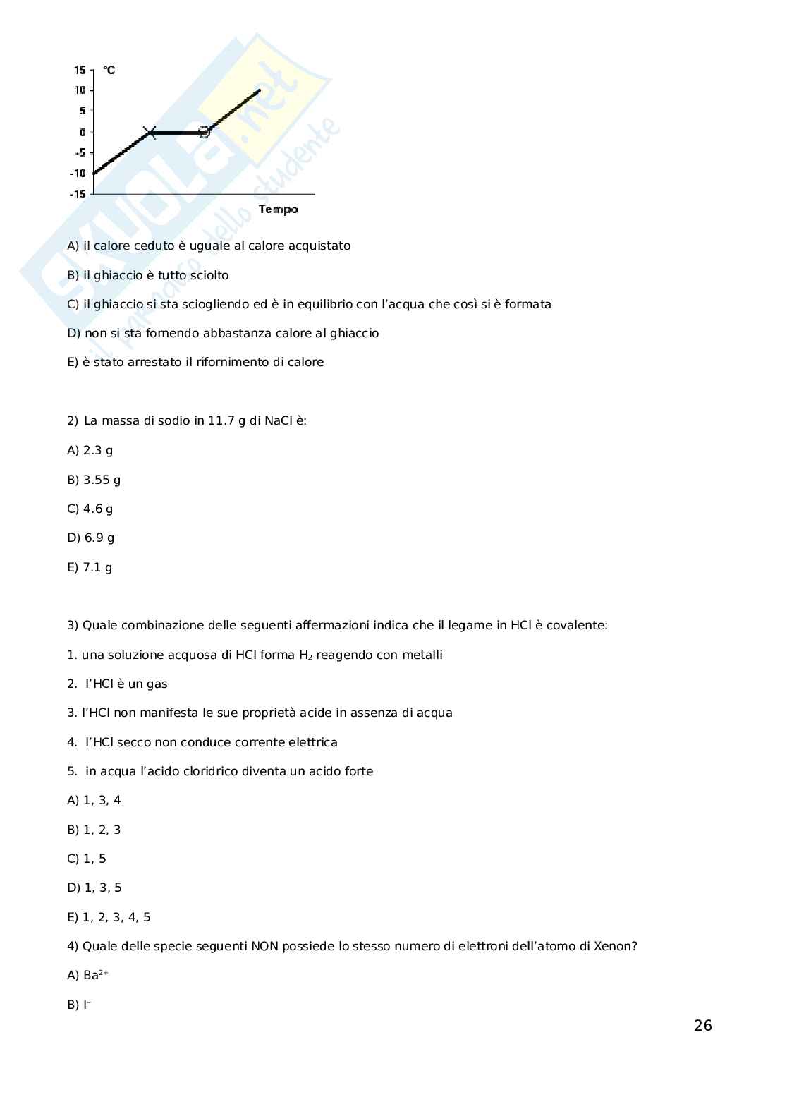 Esercitazioni Fondamenti di chimica Pag. 26