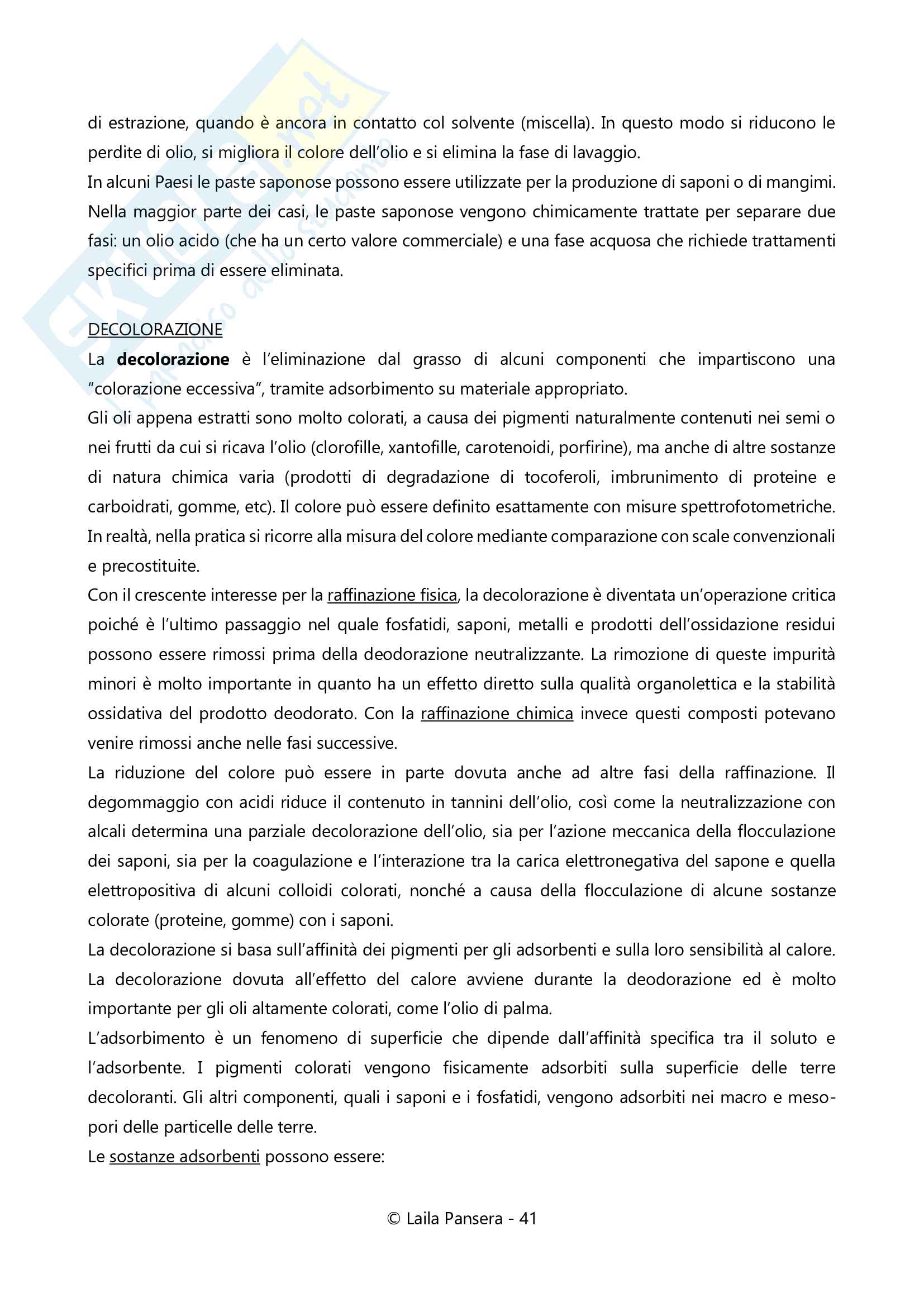 Tecnologia e qualità degli alimenti, parte 3 Pag. 41