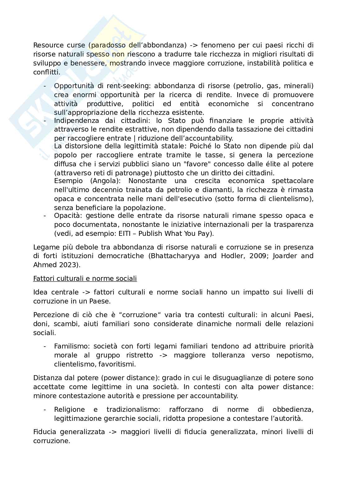 Appunti Corruzione, gestione della compliance e controllo dei rischi Pag. 21