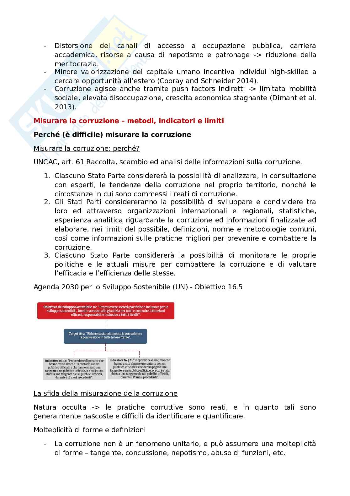 Appunti Corruzione, gestione della compliance e controllo dei rischi Pag. 26