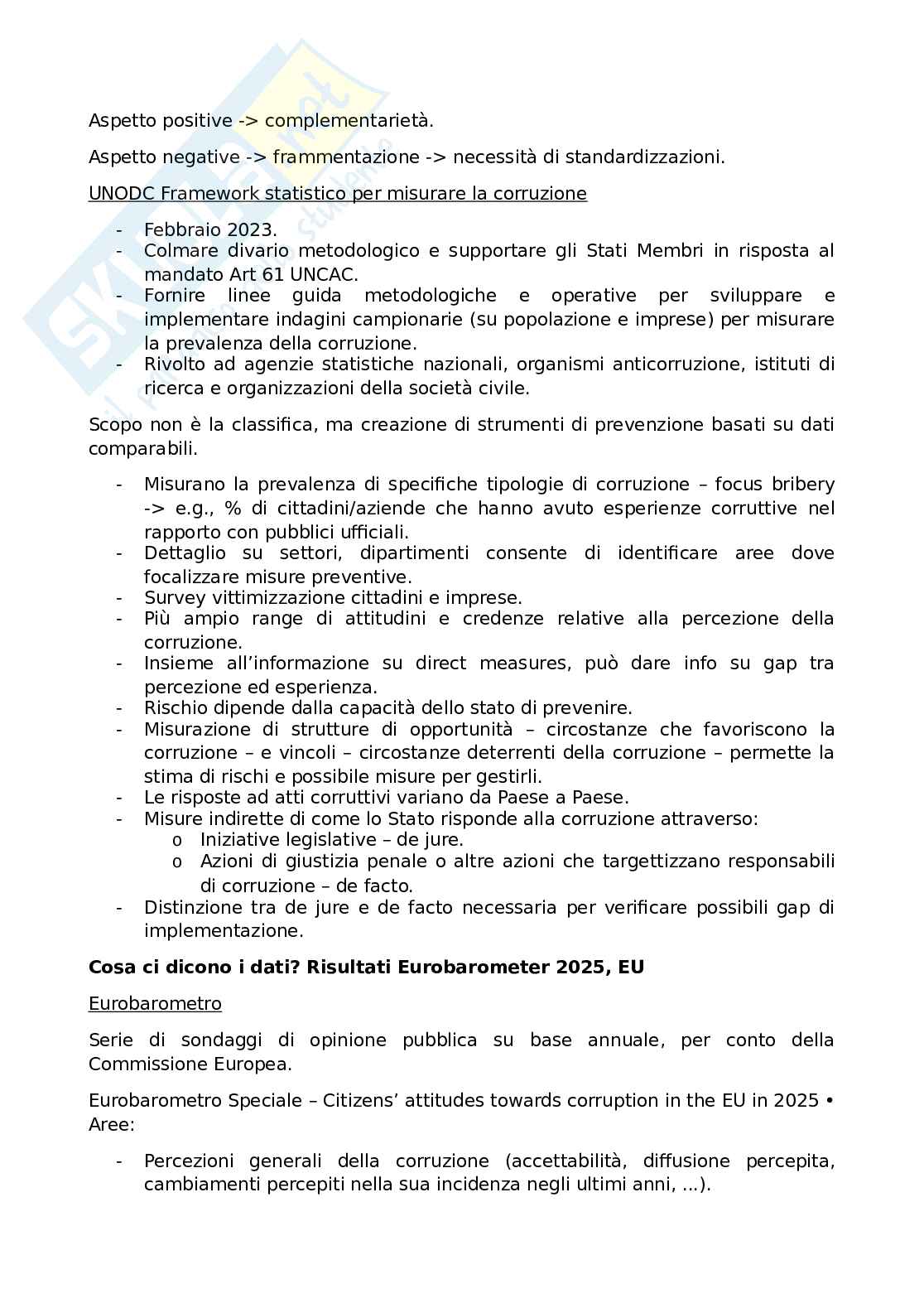 Appunti Corruzione, gestione della compliance e controllo dei rischi Pag. 31