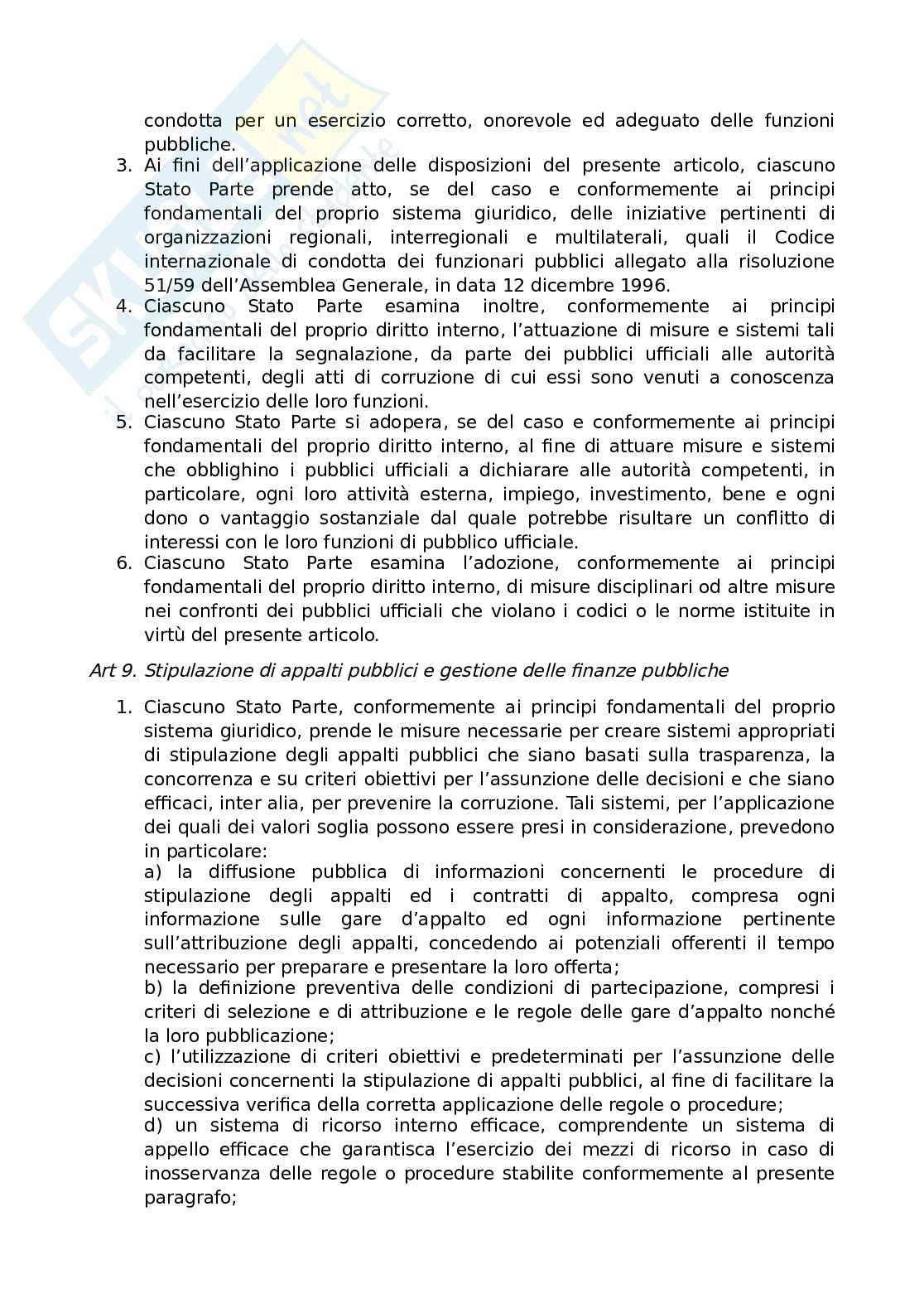 Appunti Corruzione, gestione della compliance e controllo dei rischi Pag. 66