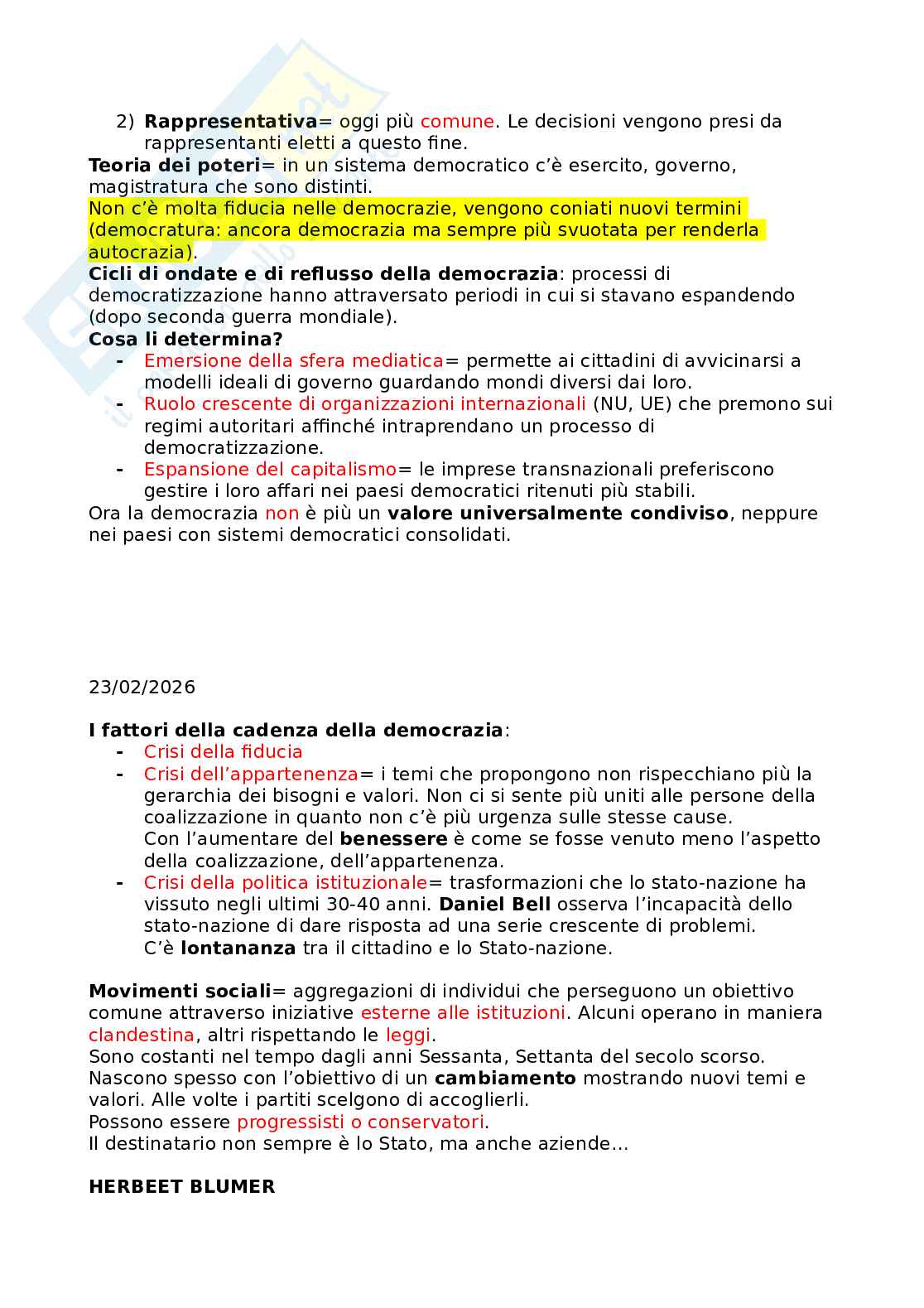 Riassunto esame Società e mutamento Sociale, Prof. Bonizzoni Paola, libro consigliato Fondamenti di sociologia , Giddens, Sutton Pag. 41
