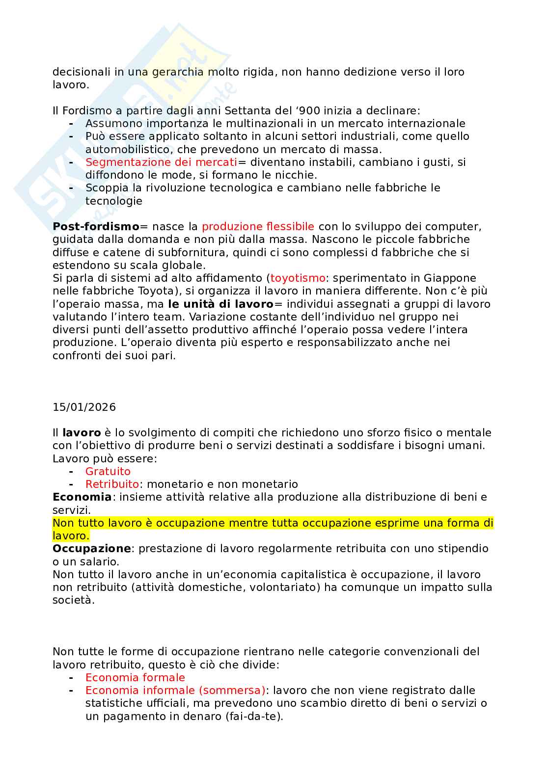 Riassunto esame Società e mutamento Sociale, Prof. Bonizzoni Paola, libro consigliato Fondamenti di sociologia , Giddens, Sutton Pag. 6