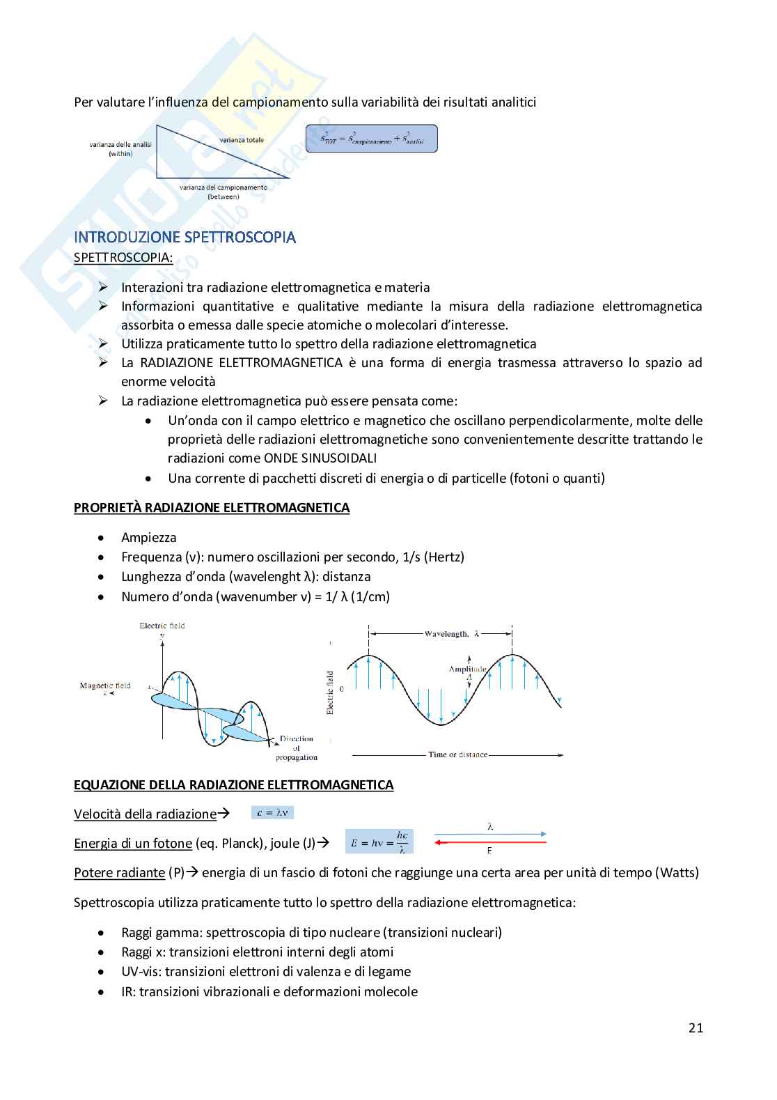 Chimica analitica Pag. 21