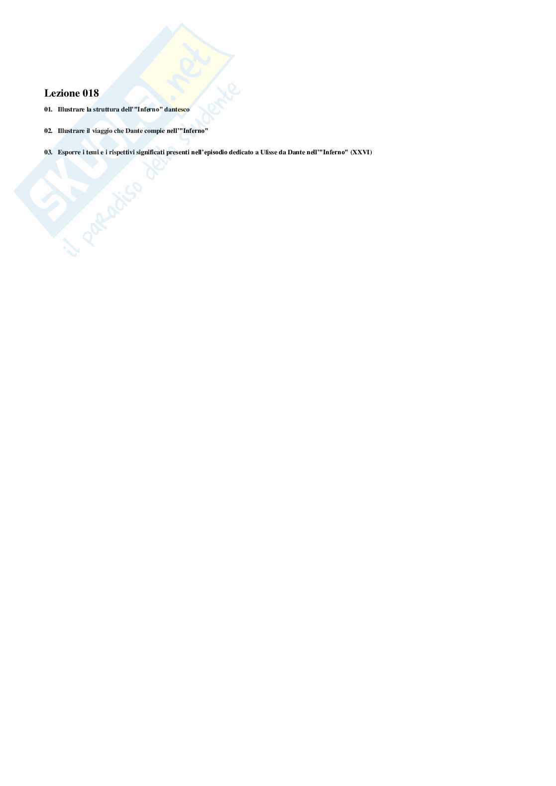 Letteratura Italiana – Preparazione esame – Paniere completo risposte chiuse (281)  Pag. 21