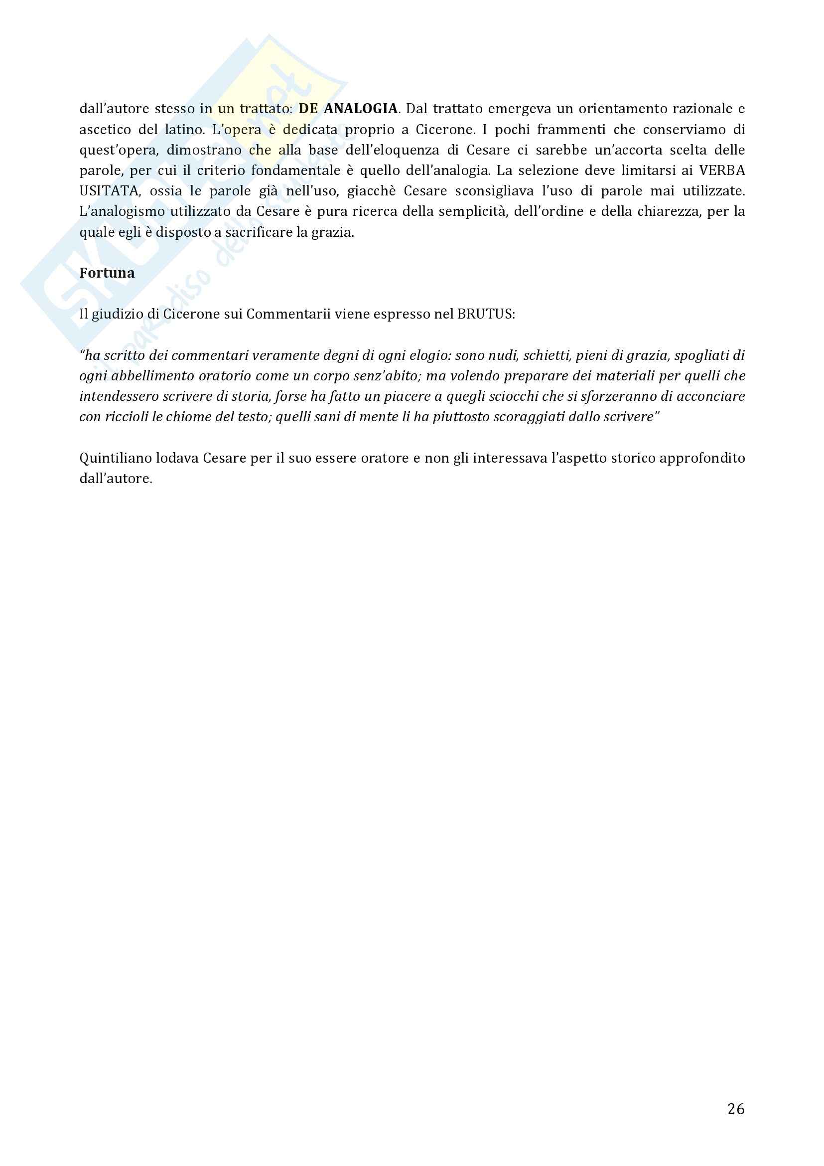 Riassunto esame Letteratura Latina, prof. Cristante, libro ...