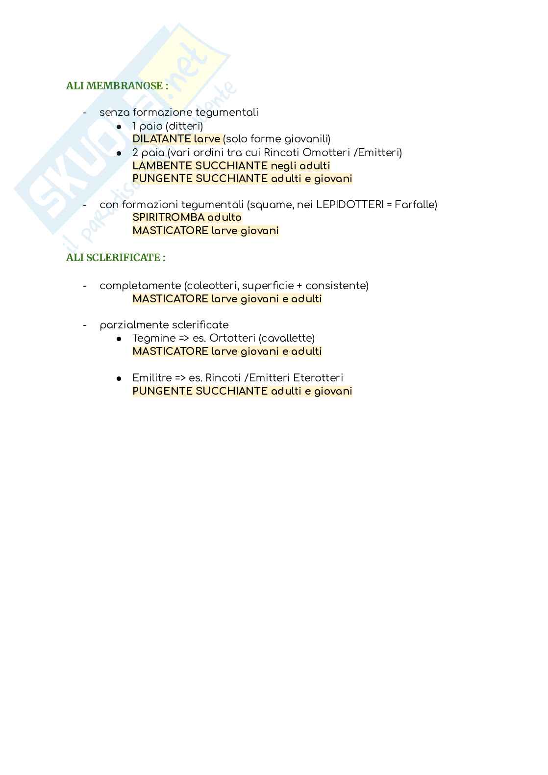 Entomologia (senza la parte in post-raccolta) Pag. 41