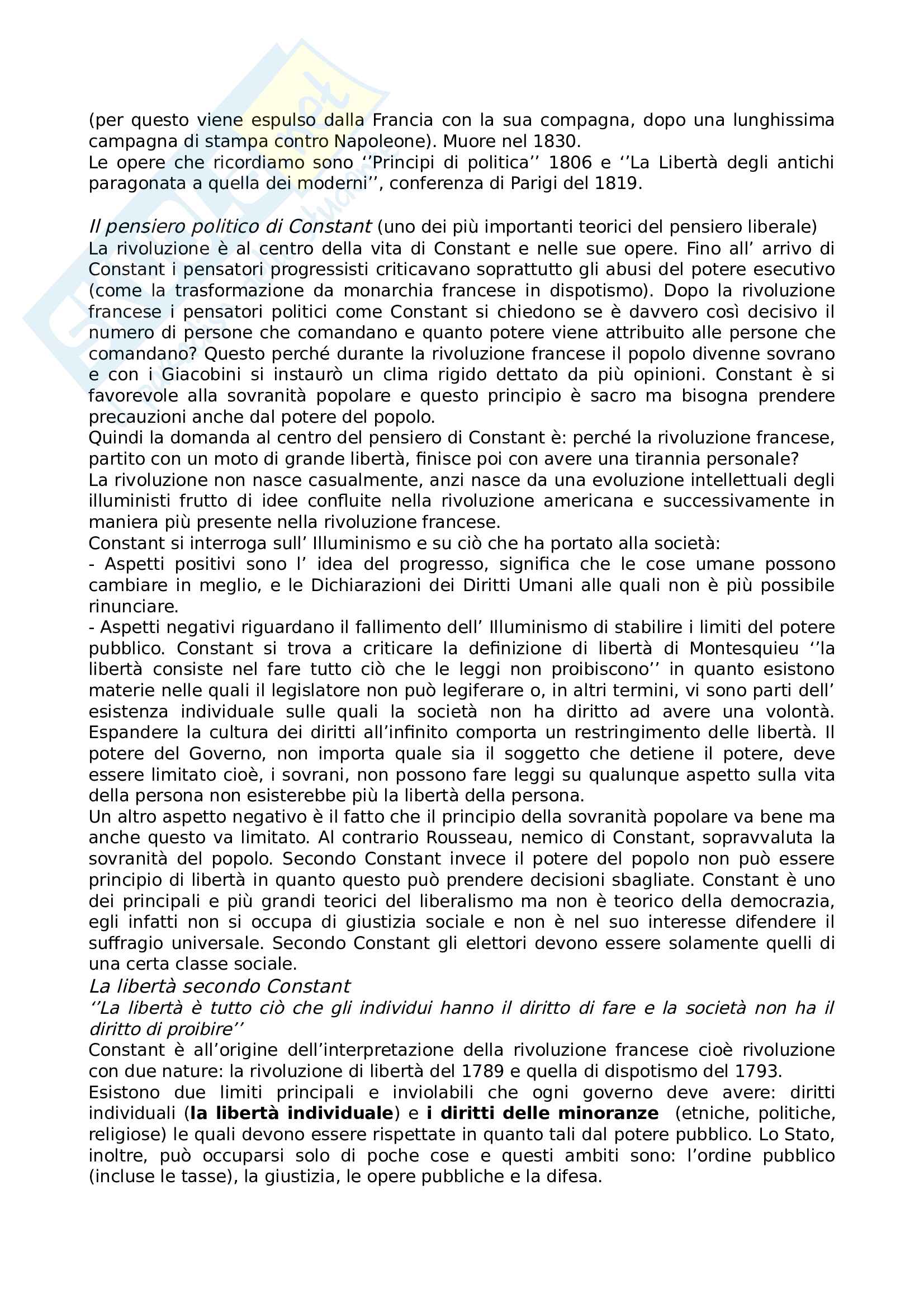 Storia delle dottrine politiche, prof. Berti Pag. 21