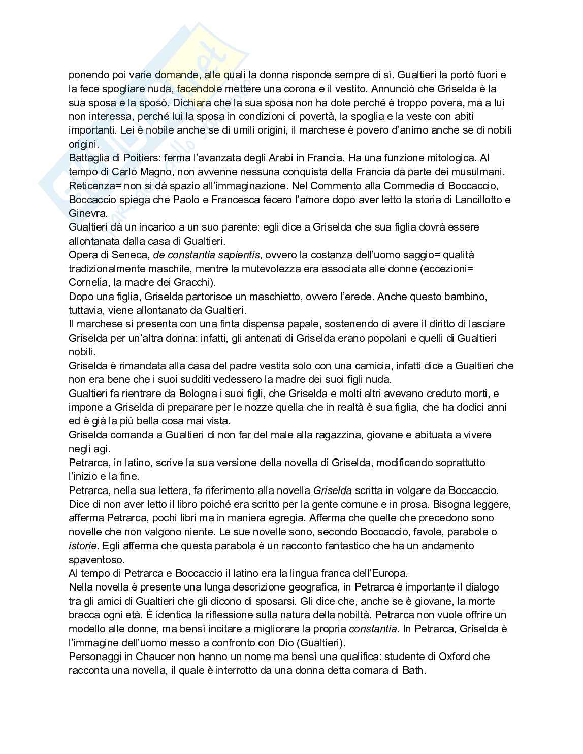 Riassunto esame Letteratura italiana I, Prof. Canfora Davide, libro consigliato Letteratura italiana. Manuale per studi universitari. Vol. 1: Dalle origini a metà Cinquecento, Alfano, Italia, Russo, Tomasi Pag. 6