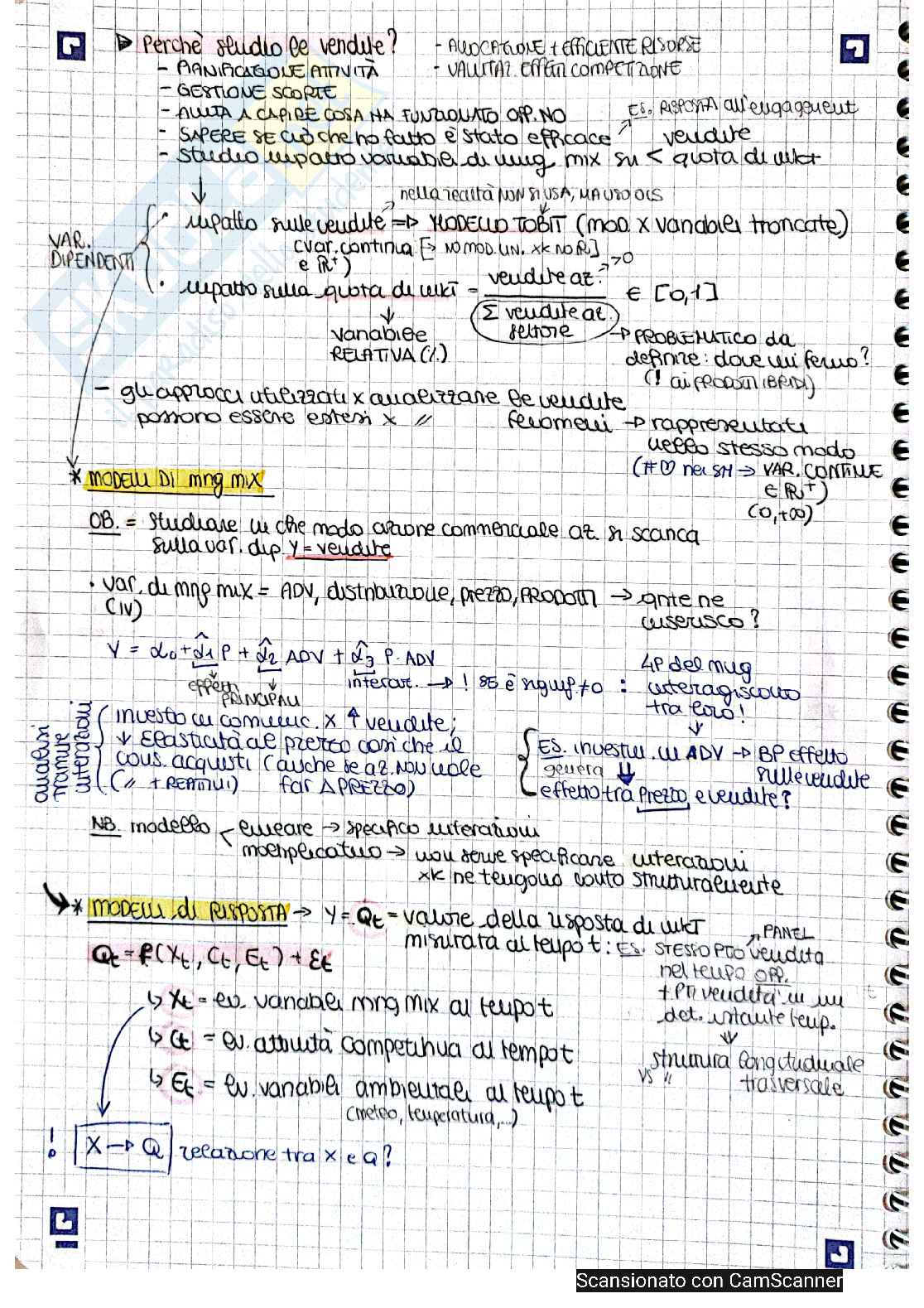 Schemi e riassunti modelli di marketing (parte 2 e 3) Pag. 2