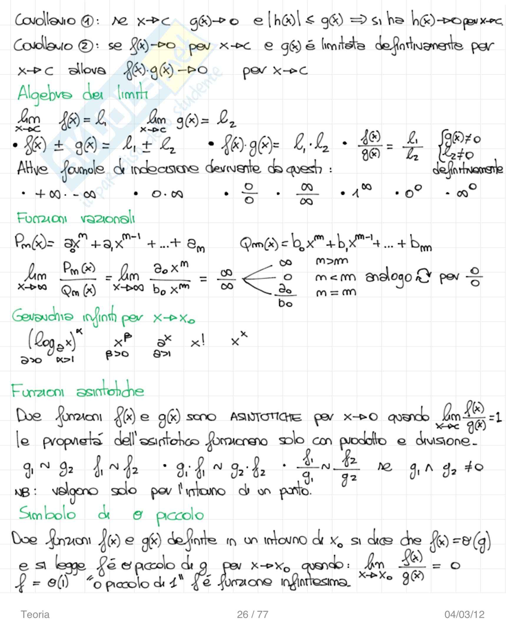 Analisi matematica 1 - Teoria Pag. 26