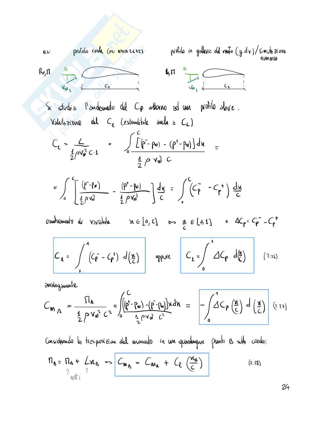 Aerodinaminca Appunti (parte 1) Pag. 26