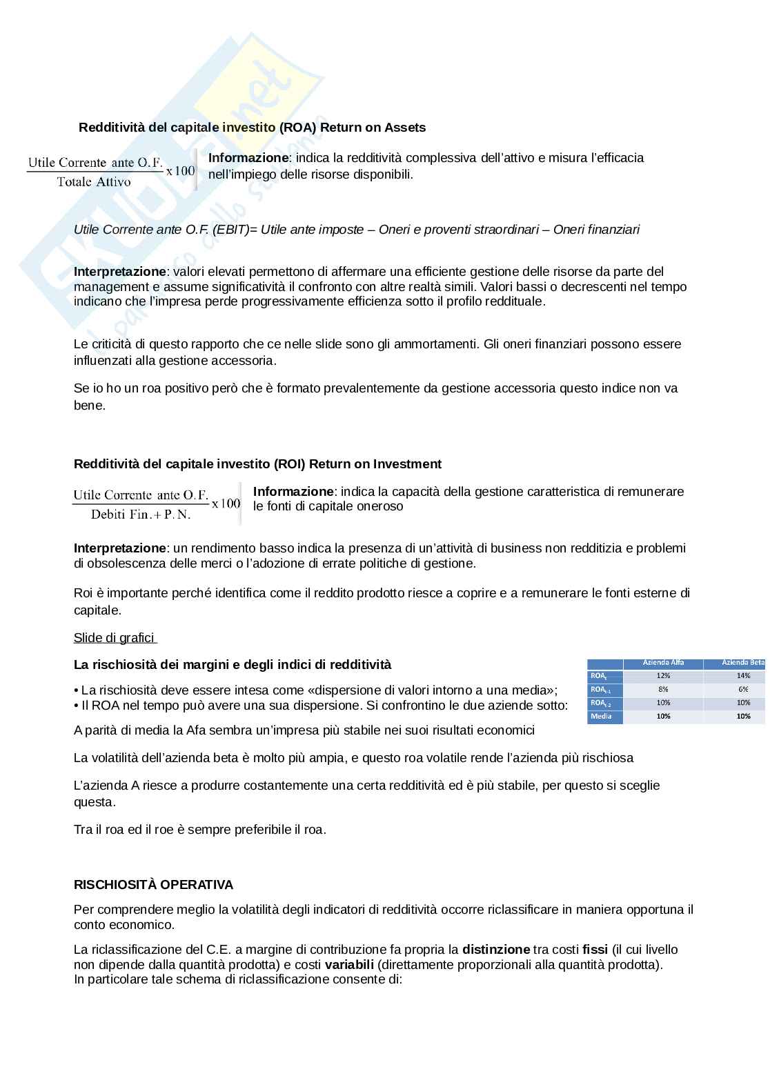 Appunti di corporate e investment banking Pag. 16