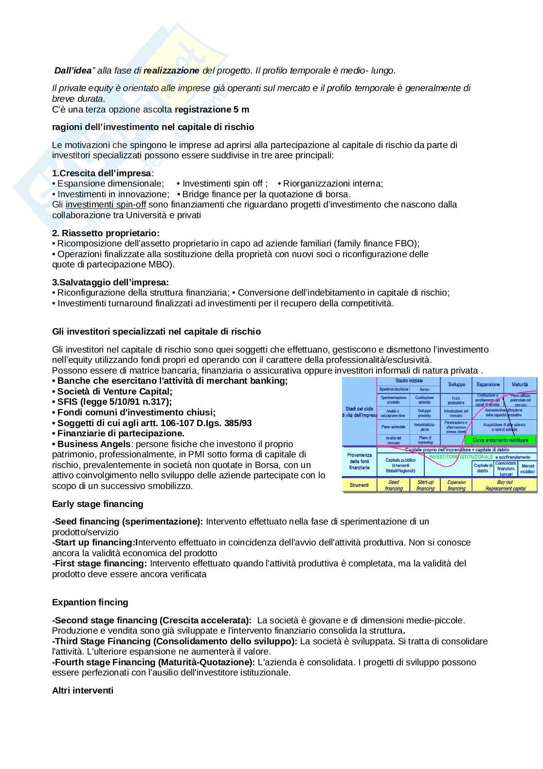 Appunti di corporate e investment banking Pag. 36