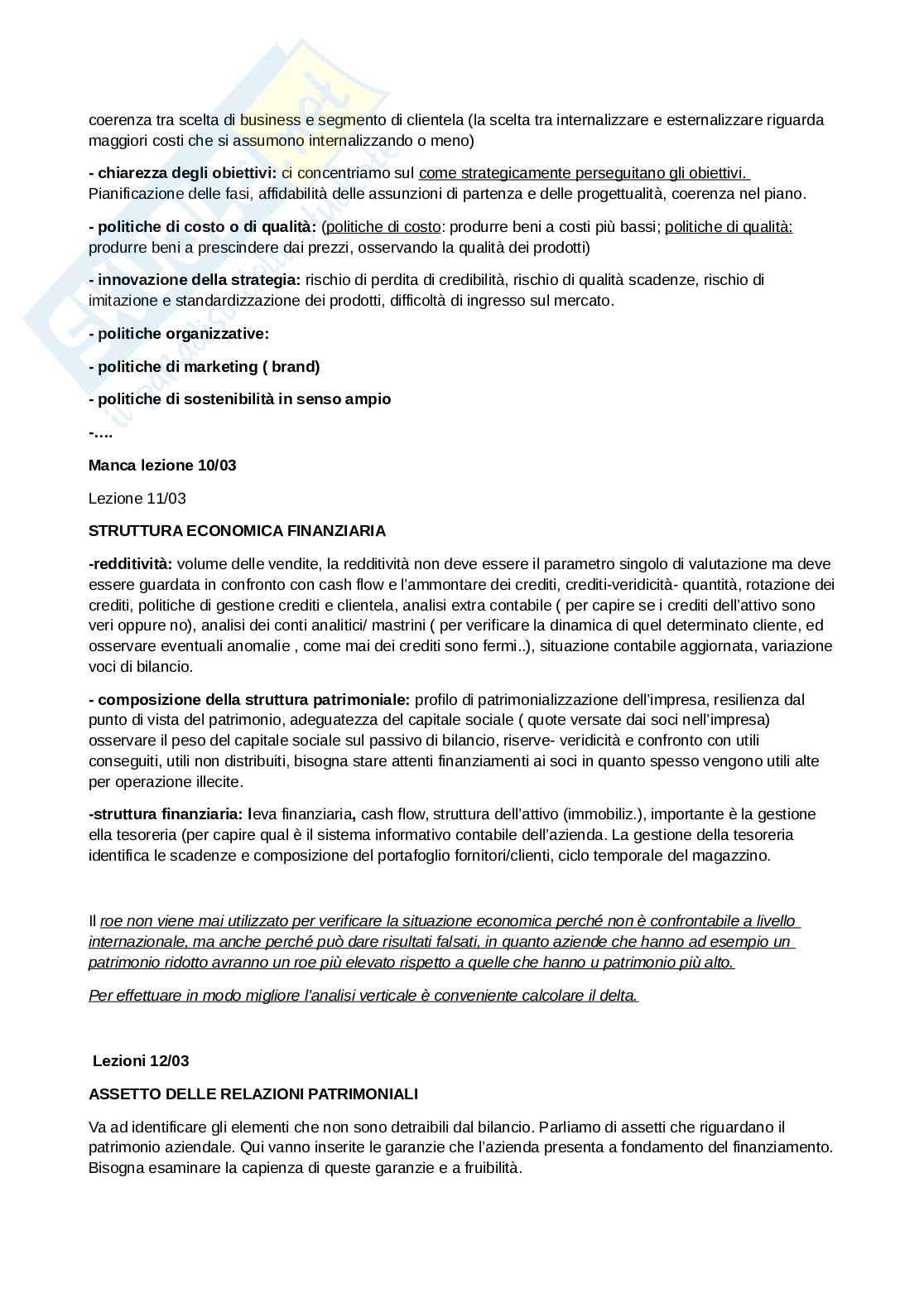Appunti di corporate e investment banking Pag. 6