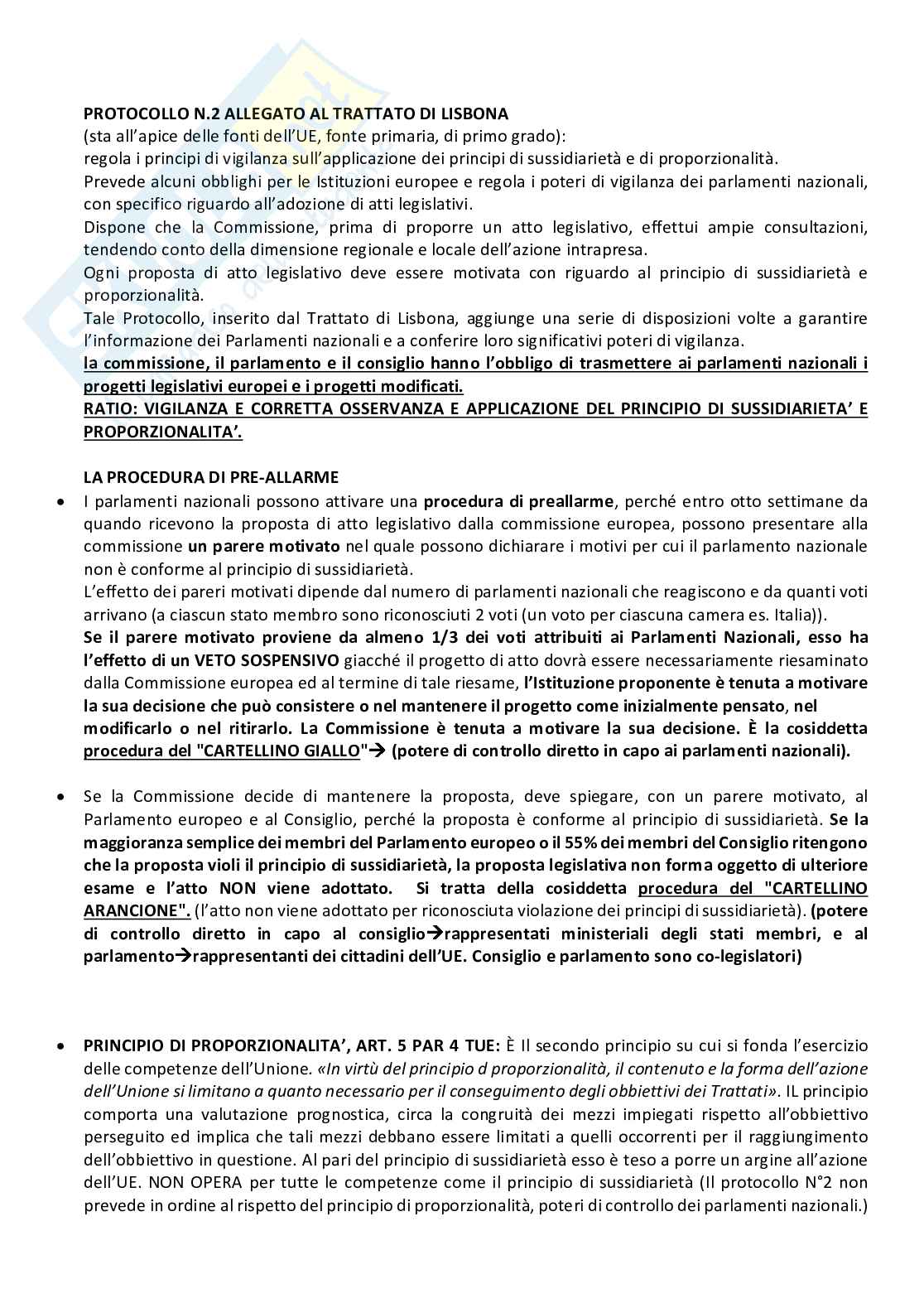 Diritto dell'Unione Europea Pag. 11