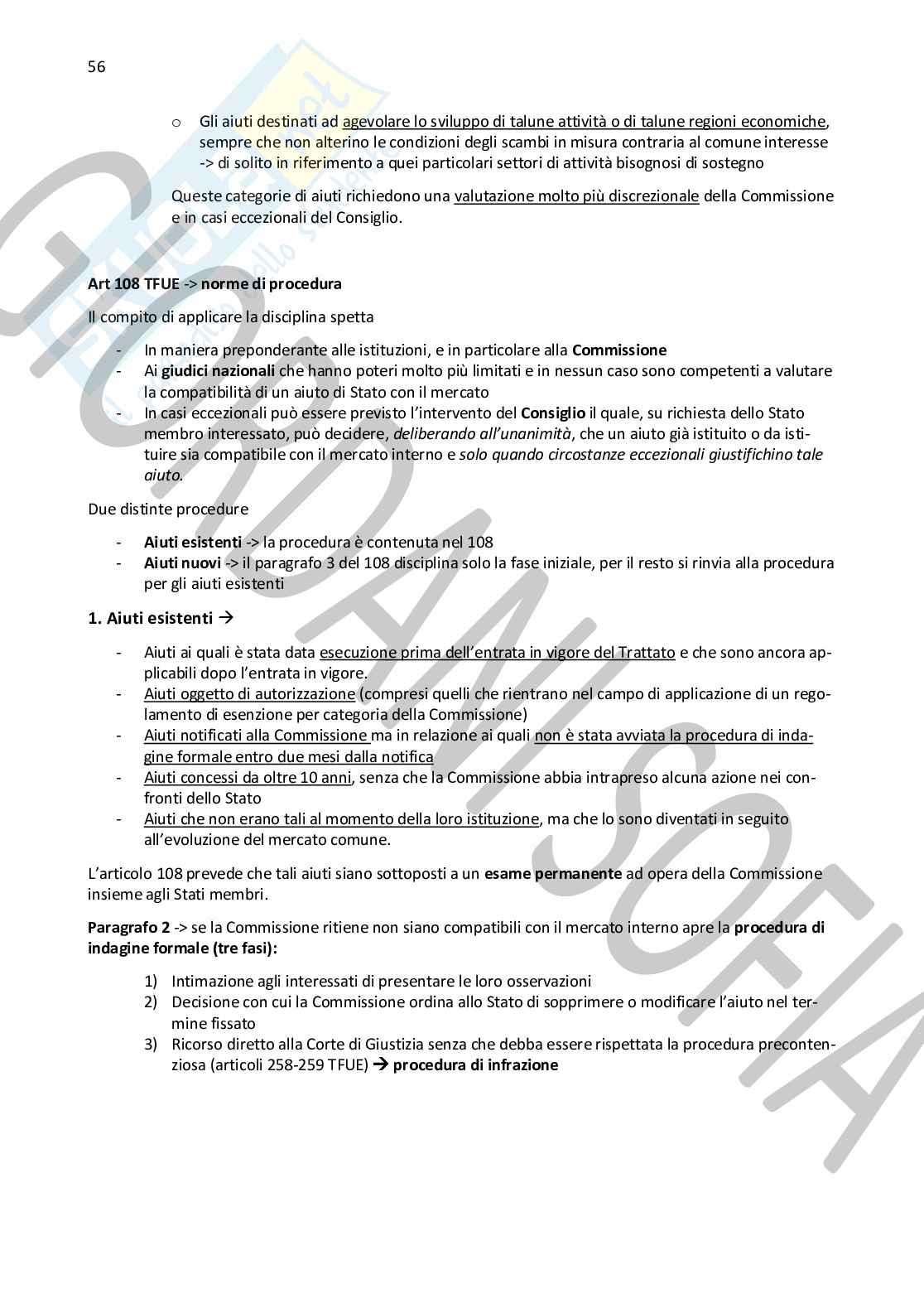 Diritto dell'Unione Europea  Pag. 56
