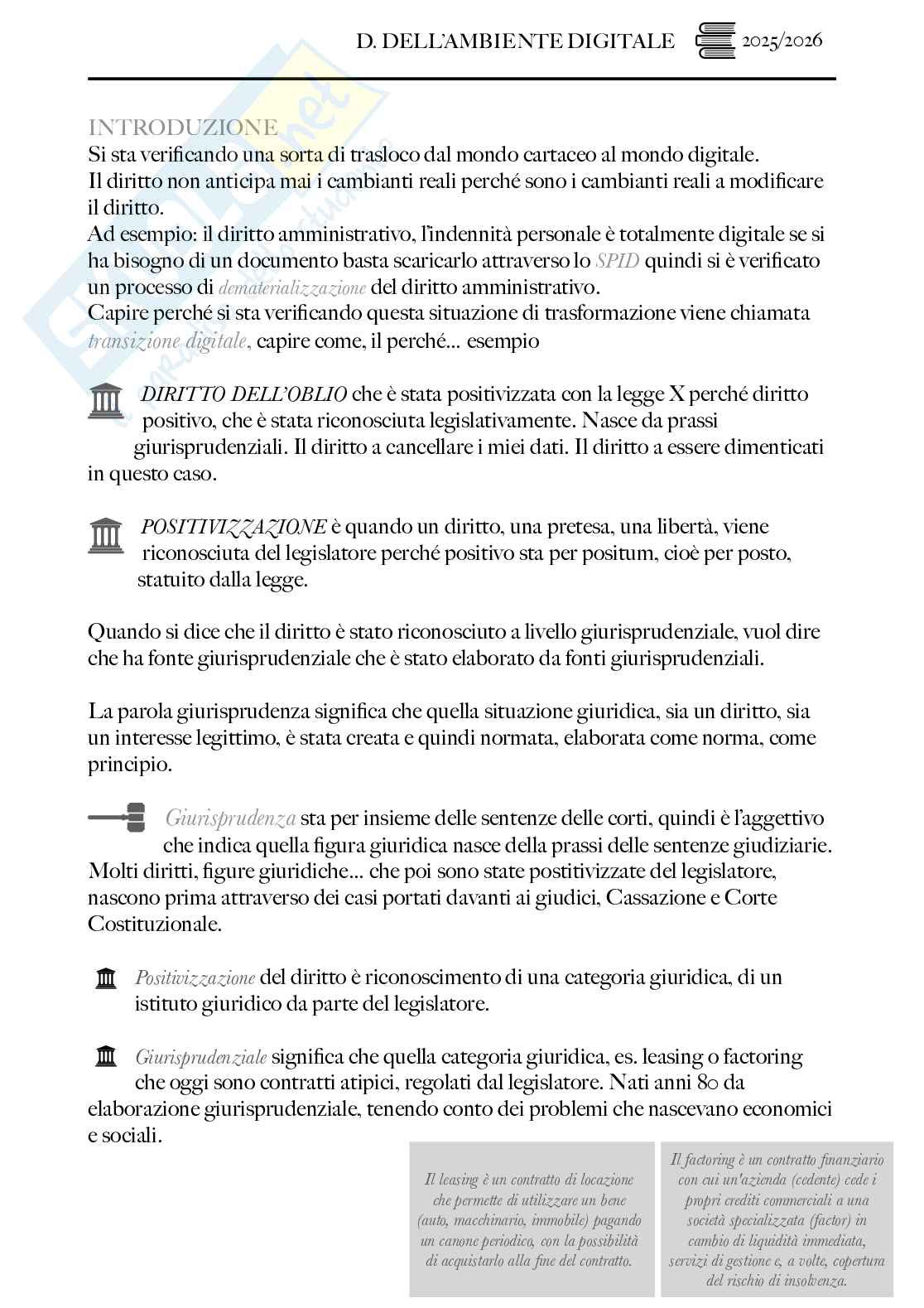 Diritto dell'era digitale  Pag. 1