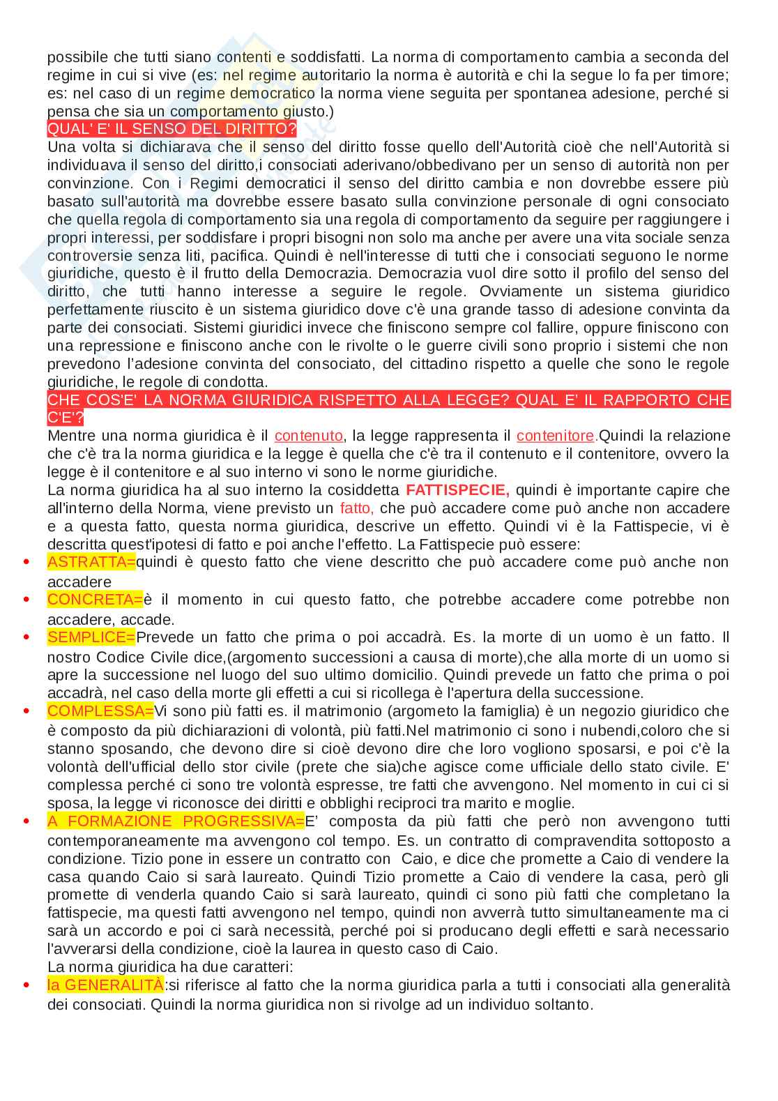 Appunti di Diritto privato presi a lezione con relative domande d'esame Pag. 2