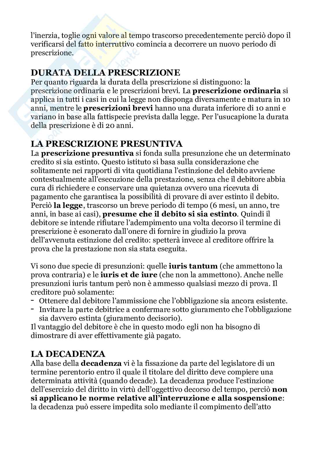 Riassunto esame diritto privato, Prof. Del Prato Enrico Elio, libro consigliato Le basi del diritto civile , Del prato  Pag. 26