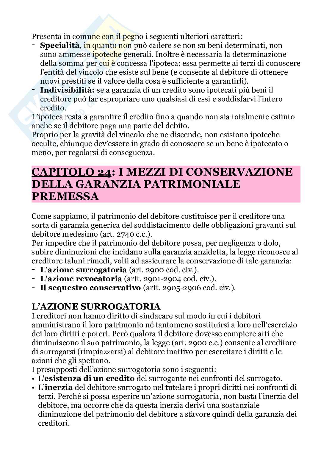 Riassunto esame diritto privato, Prof. Del Prato Enrico Elio, libro consigliato Le basi del diritto civile , Del prato  Pag. 66