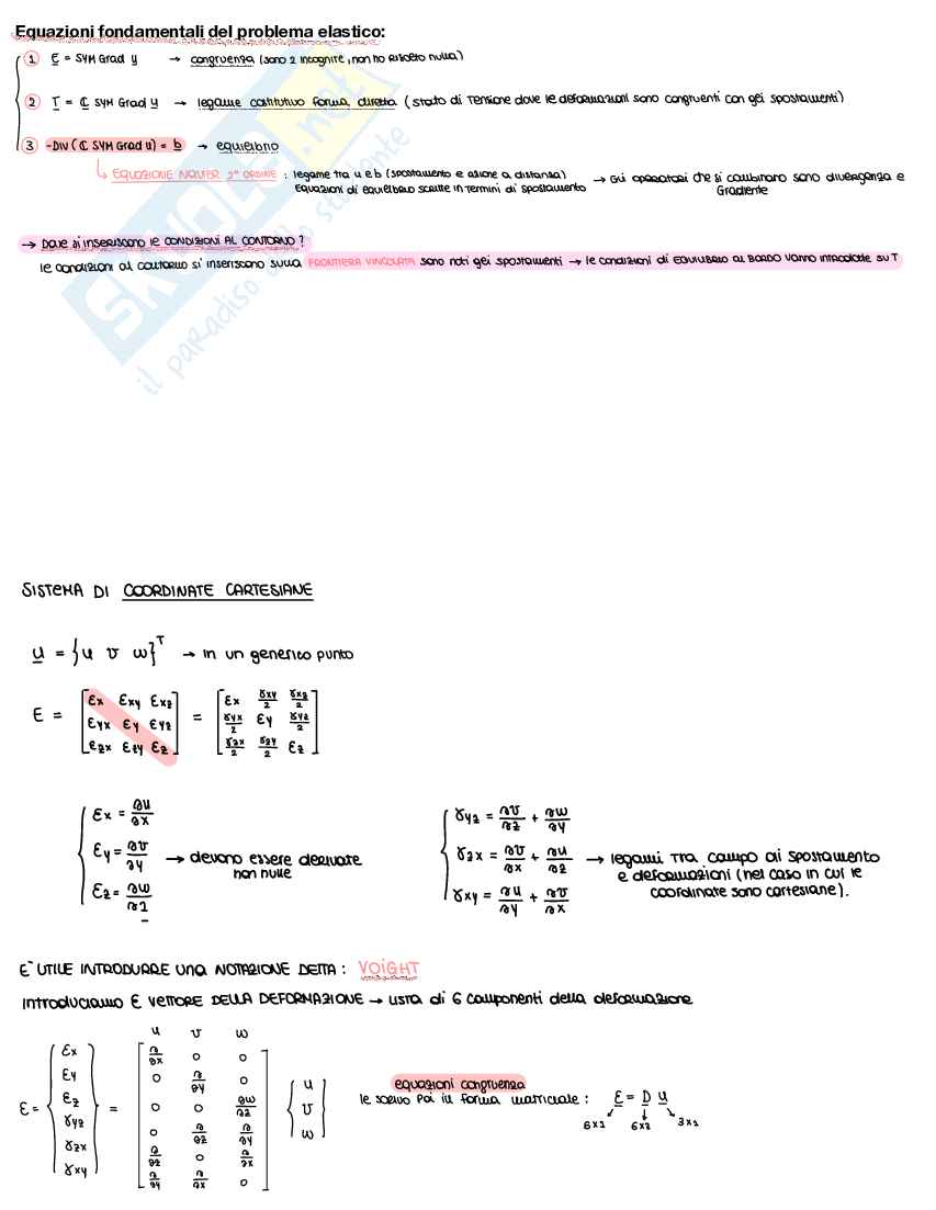 Appunti delle prime lezioni di Scienza delle costruzioni Pag. 6