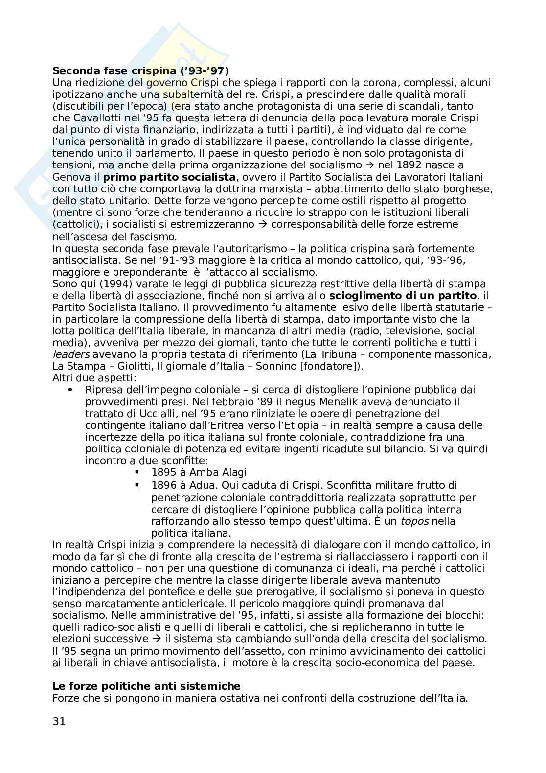Appunti completi Teoria e storia dei movimenti e dei partiti politici  Pag. 31
