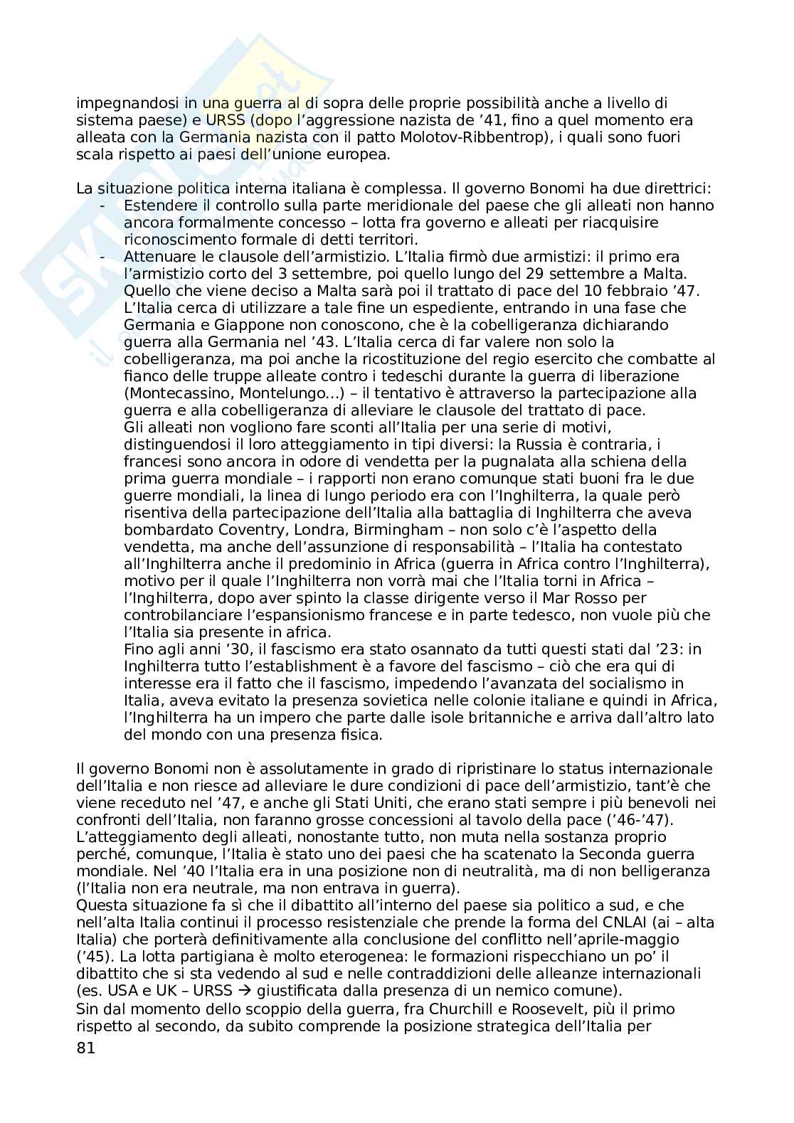 Appunti completi Teoria e storia dei movimenti e dei partiti politici  Pag. 81