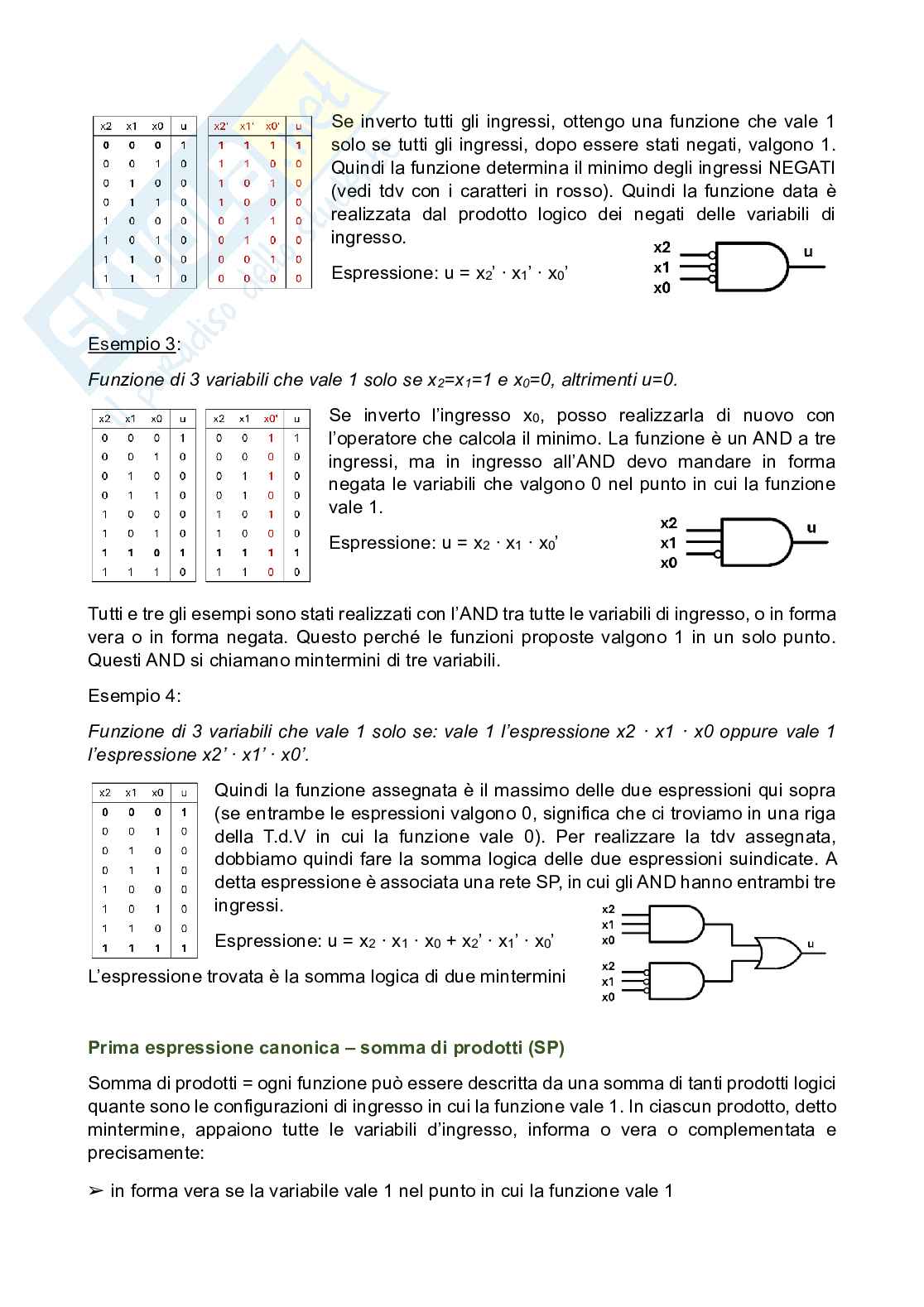 Appunti corso Reti logiche Pag. 16