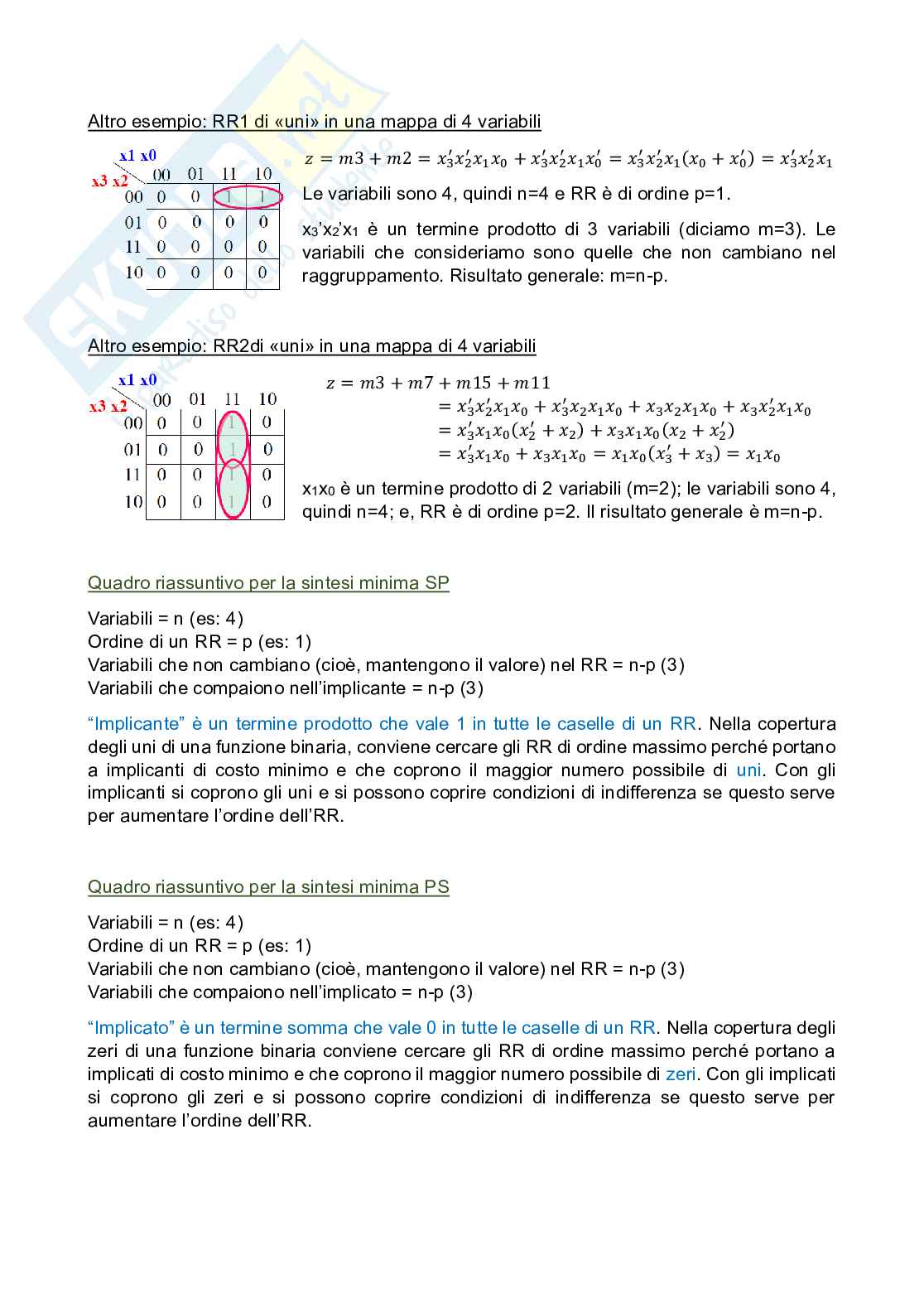 Appunti corso Reti logiche Pag. 31