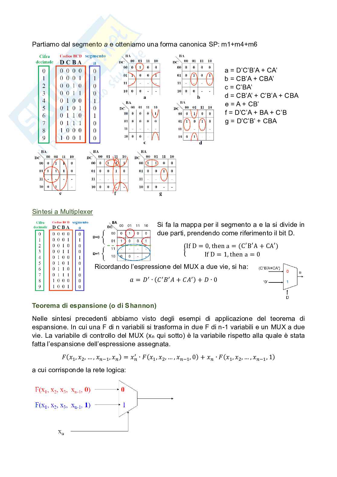 Appunti corso Reti logiche Pag. 36