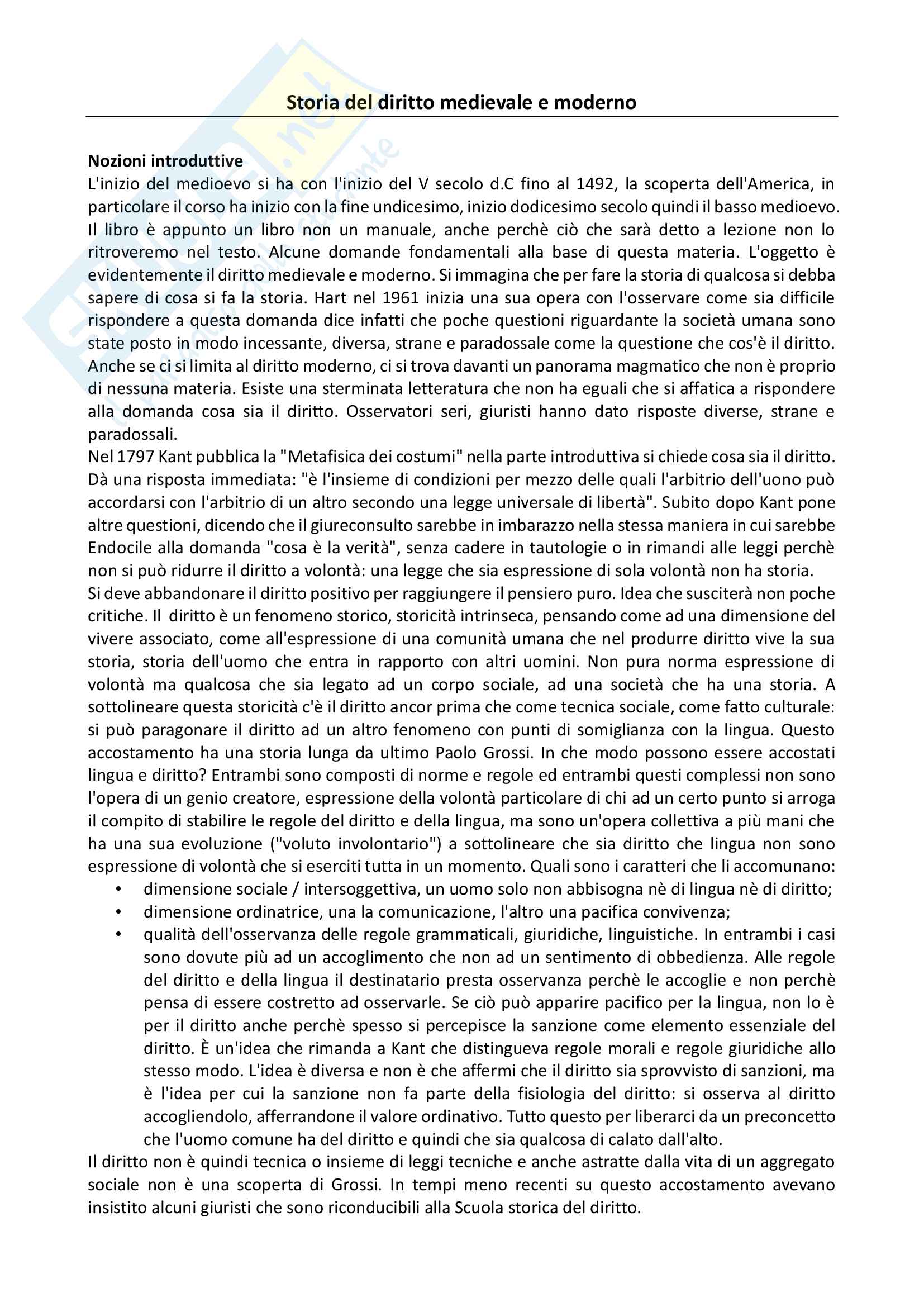 Storia Del Diritto Medievale E Moderno Pdf