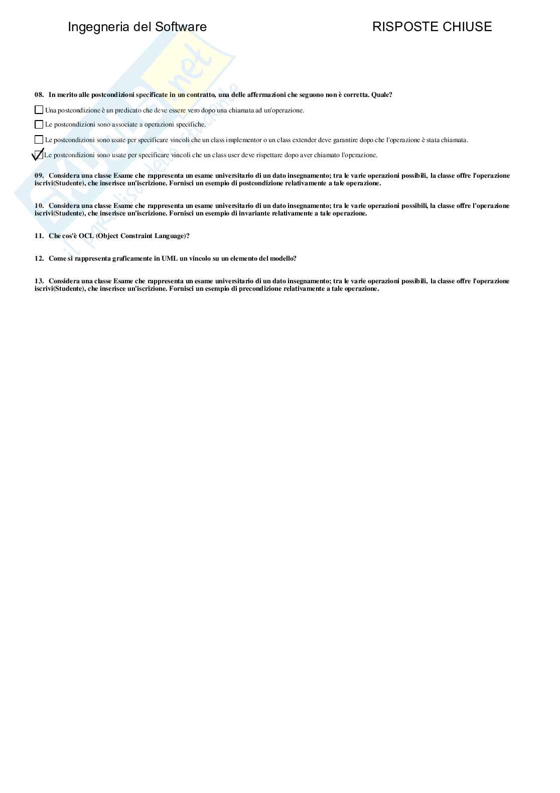 Ingegneria del software - Paniere compilato  Pag. 46