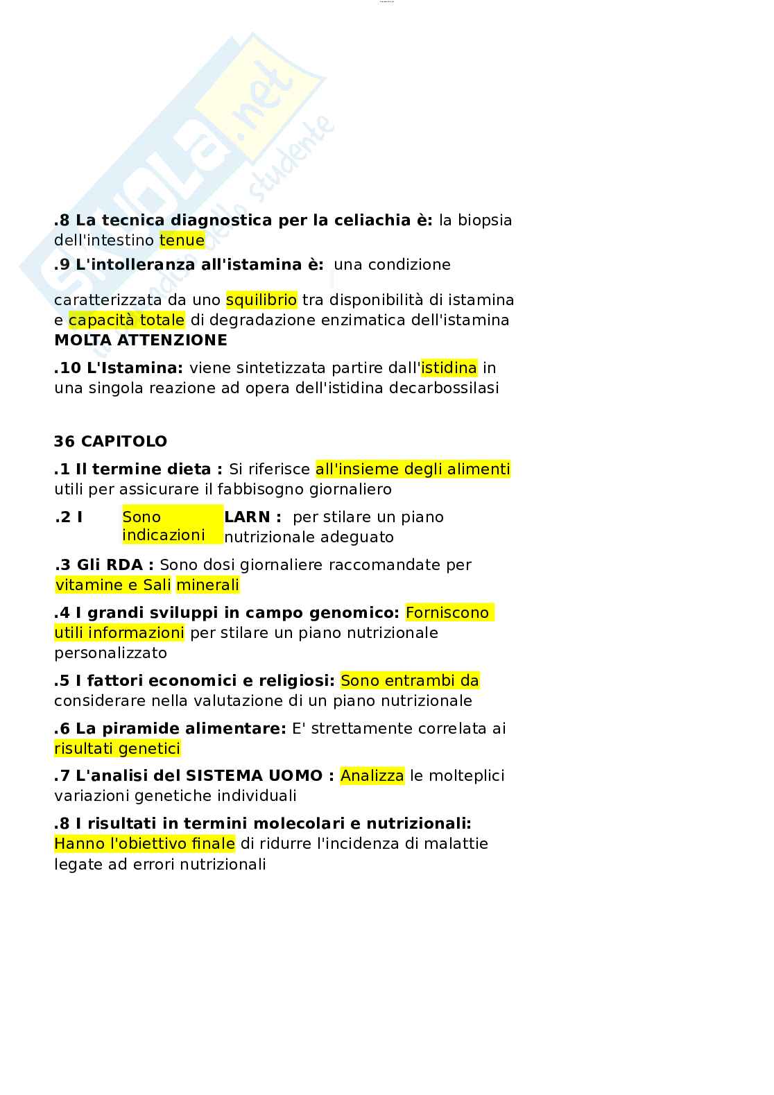 Paniere esame Nutrizione ed Endocrinologia Pag. 31