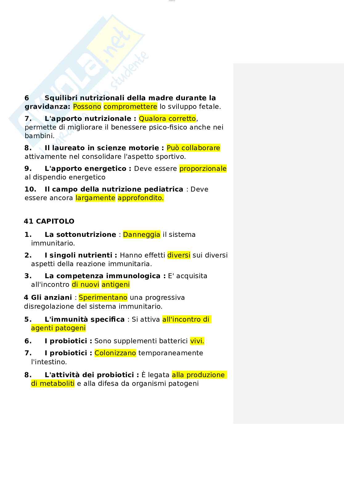 Paniere esame Nutrizione ed Endocrinologia Pag. 36