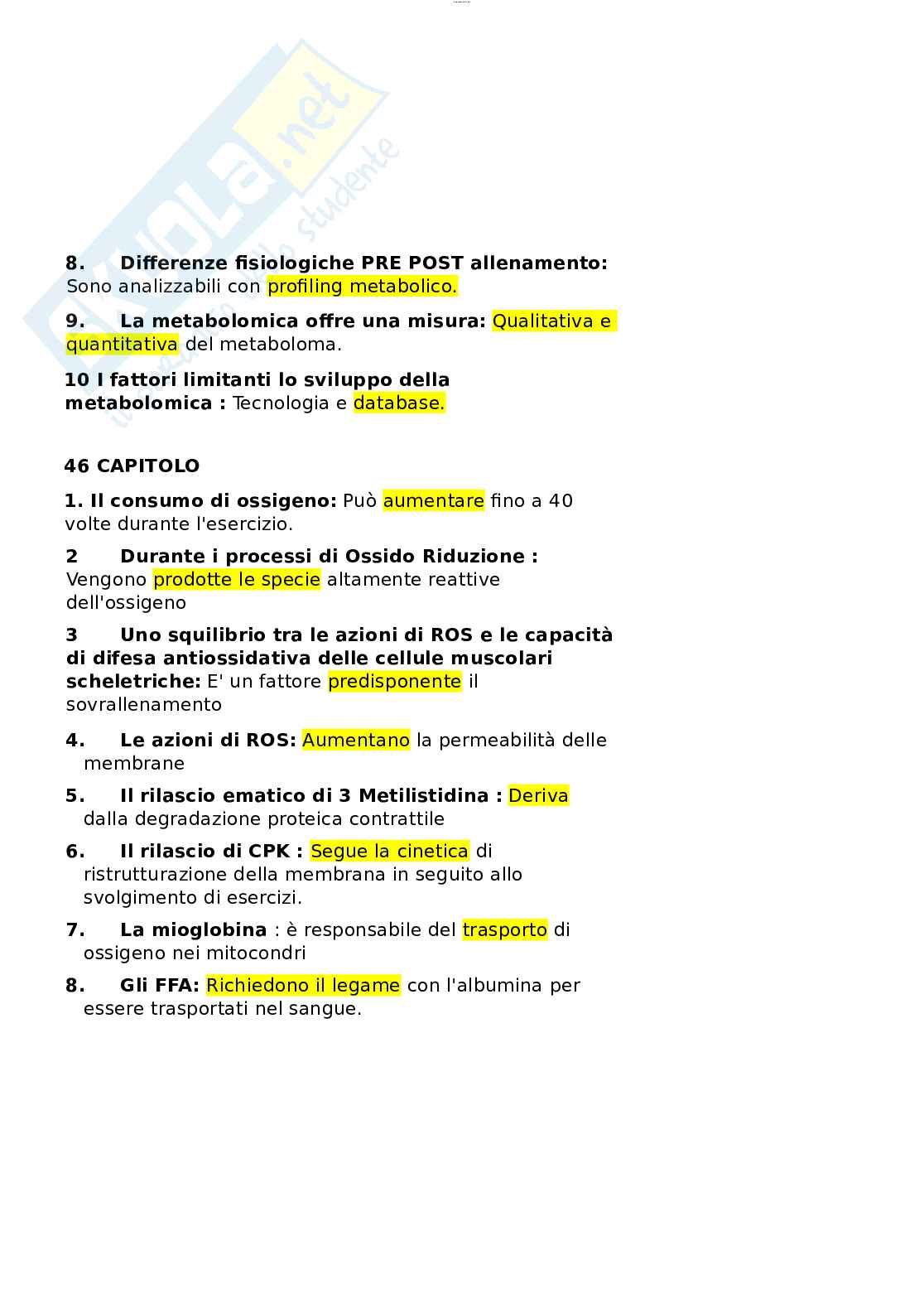 Paniere esame Nutrizione ed Endocrinologia Pag. 41