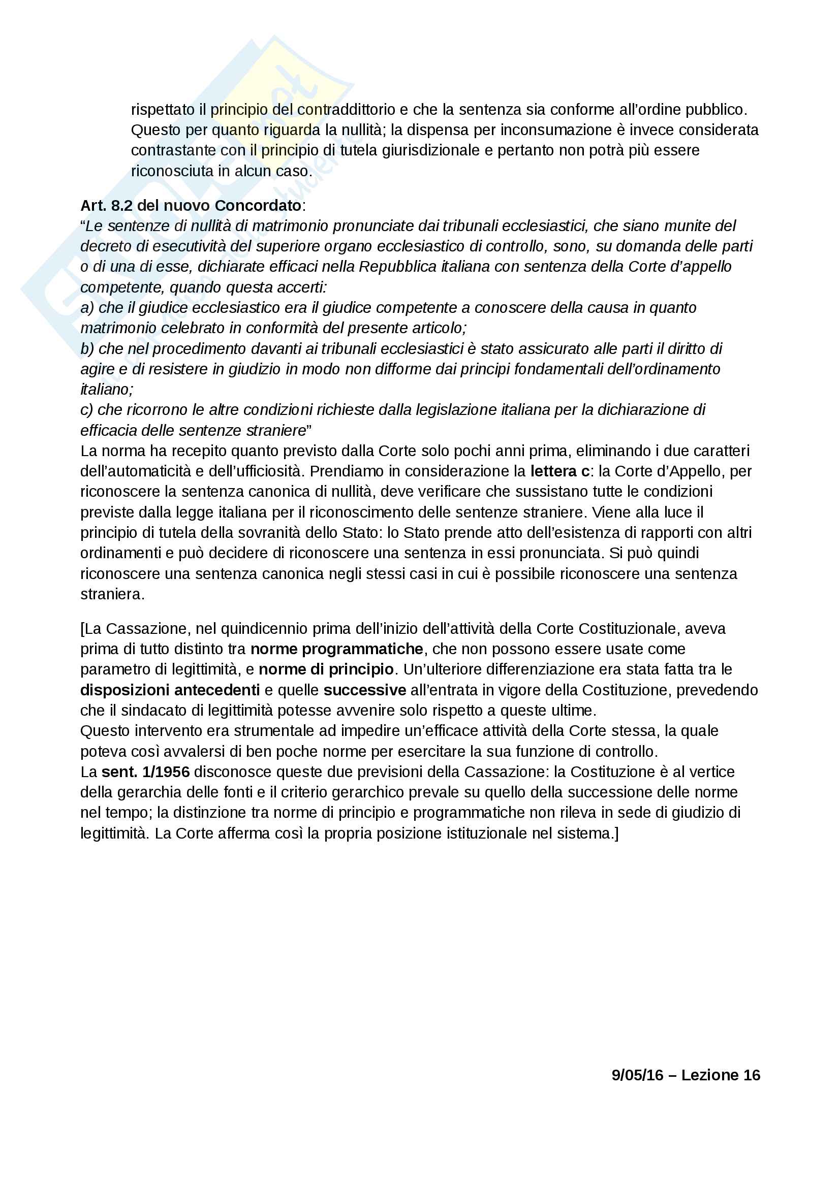 Il matrimonio concordatario Pag. 11