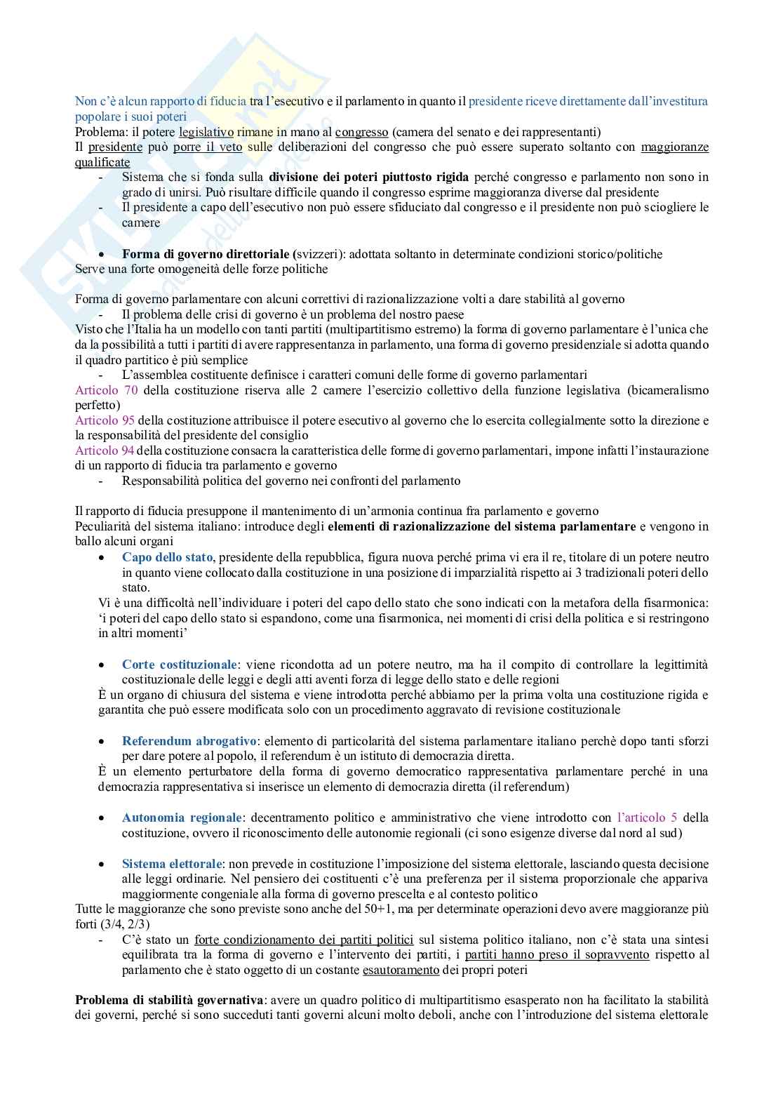 Riassunto esame Diritto pubblico, Prof. Colapietro Carlo, libro consigliato Diritto pubblico per l’economia e gli studi sociali, Colapietro, Barone, Serges Pag. 11