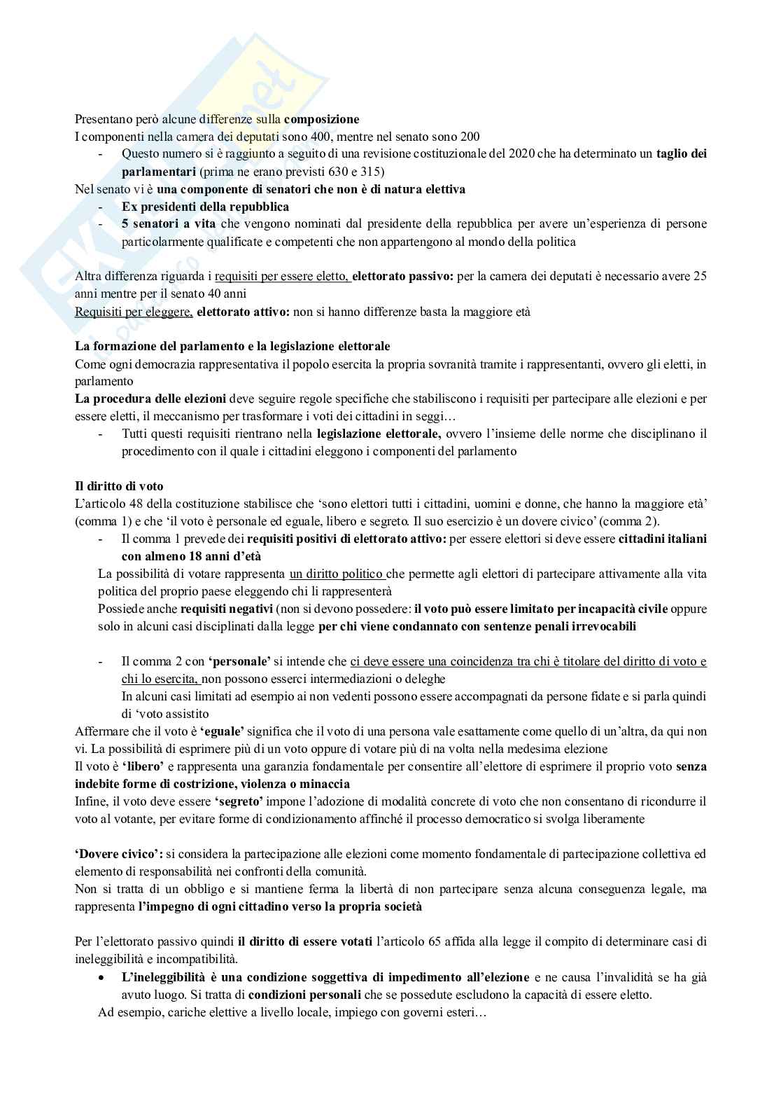 Riassunto esame Diritto pubblico, Prof. Colapietro Carlo, libro consigliato Diritto pubblico per l’economia e gli studi sociali, Colapietro, Barone, Serges Pag. 31