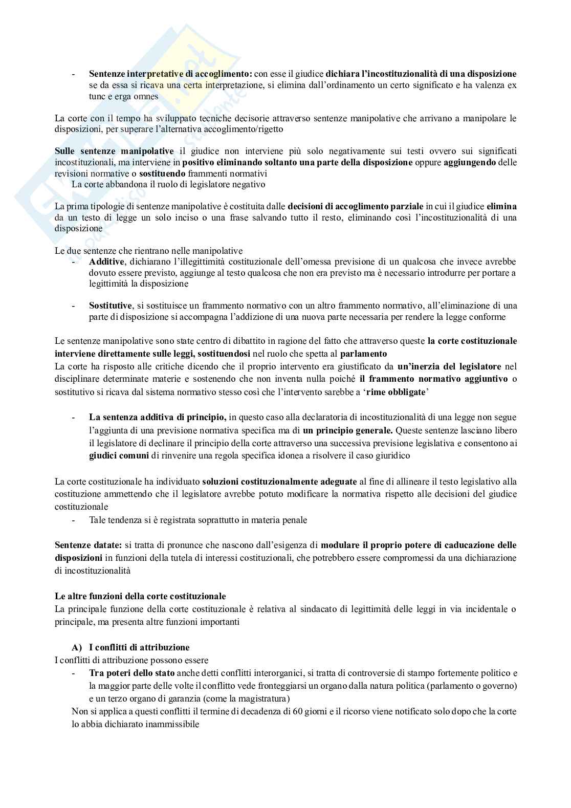 Riassunto esame Diritto pubblico, Prof. Colapietro Carlo, libro consigliato Diritto pubblico per l’economia e gli studi sociali, Colapietro, Barone, Serges Pag. 71
