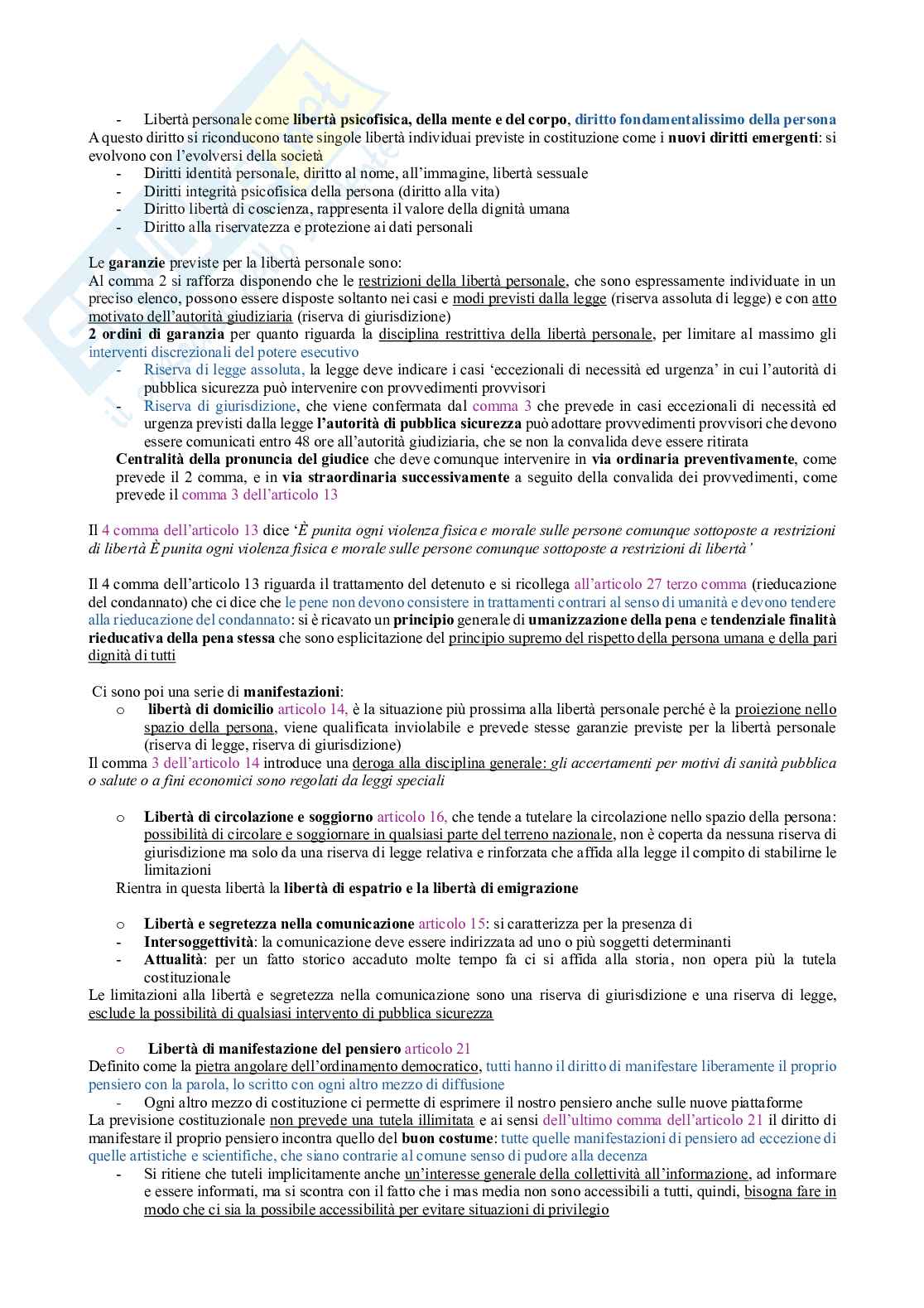 Riassunto esame Diritto pubblico, Prof. Colapietro Carlo, libro consigliato Diritto pubblico per l’economia e gli studi sociali, Colapietro, Barone, Serges Pag. 81