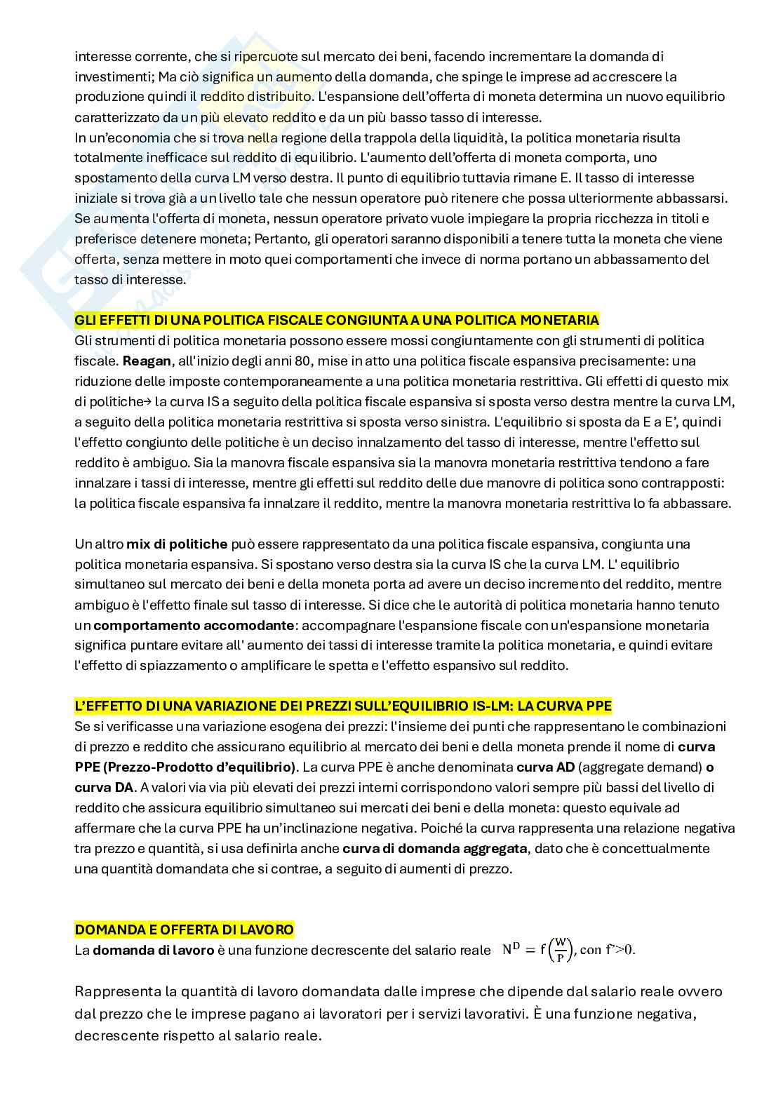Appunti Politica economica Pag. 36