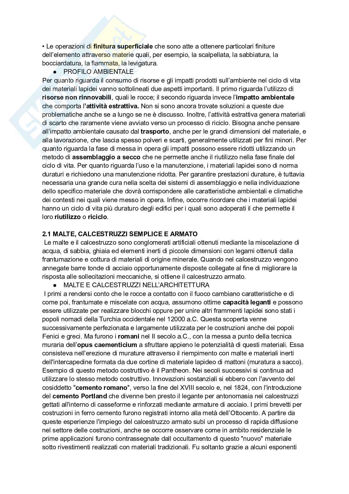 Riassunto esame Fondamenti di tecnologia dell'architettura, Prof. Battistella Alessio Dionigi, libro consigliato Tecniche e architettura, Campioli, Lavagna Pag. 11