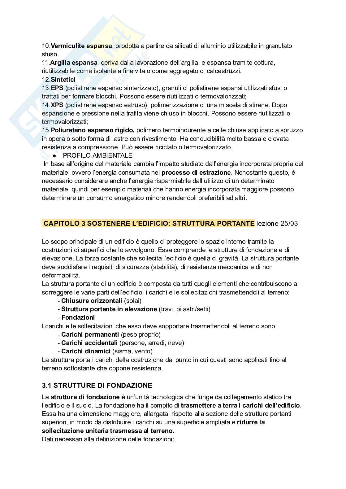 Riassunto esame Fondamenti di tecnologia dell'architettura, Prof. Battistella Alessio Dionigi, libro consigliato Tecniche e architettura, Campioli, Lavagna Pag. 31
